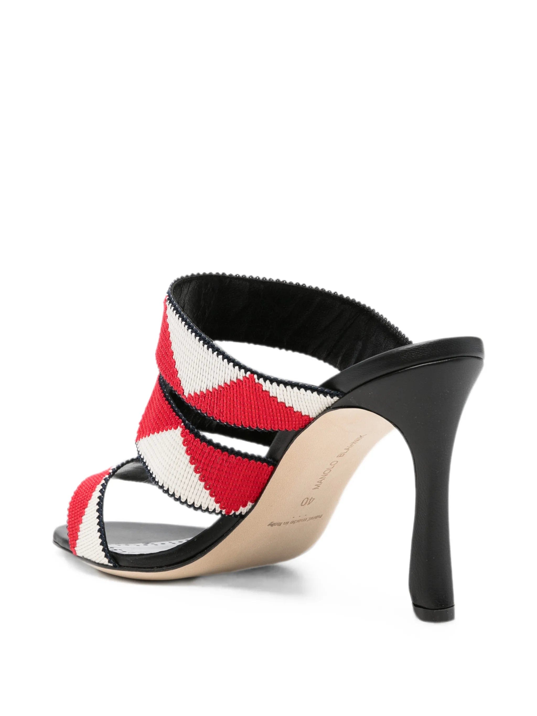 Manolo Blahnik Capro woven - strap sandals