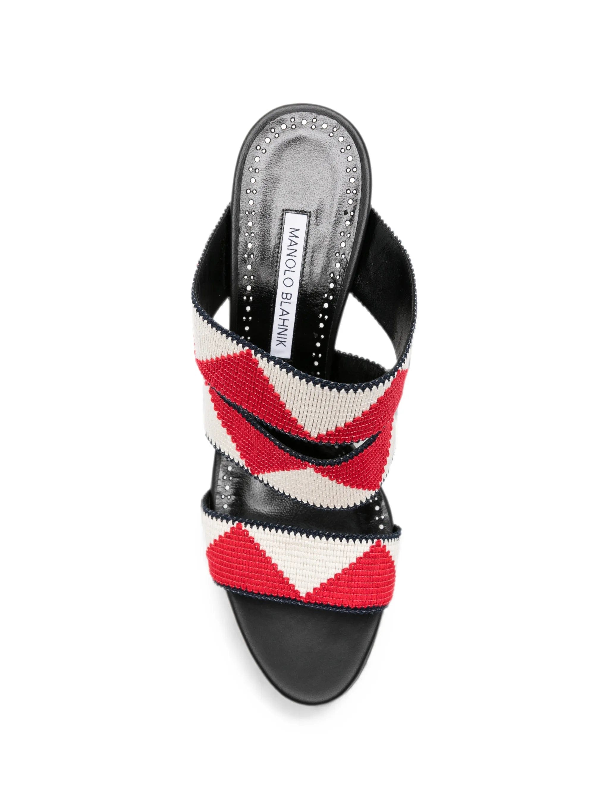 Manolo Blahnik Capro woven - strap sandals