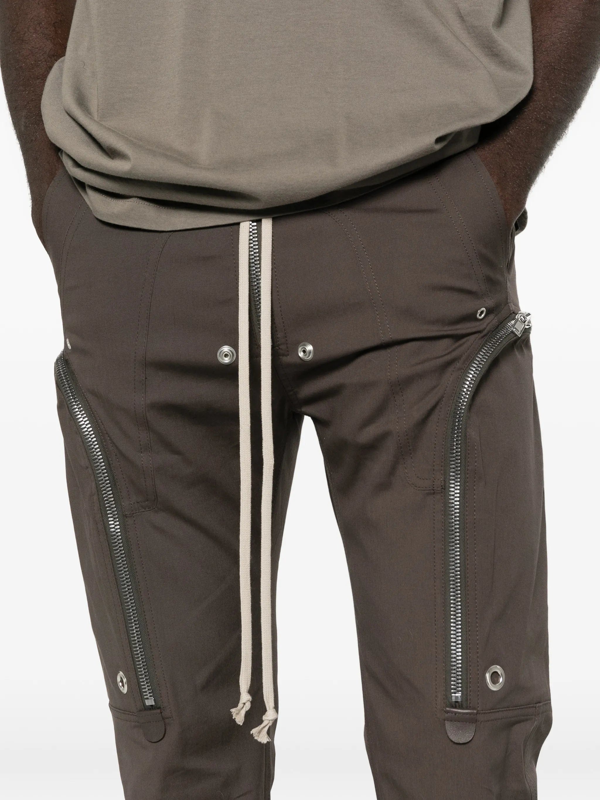 Rick Owens Bauhaus zip cargo pants