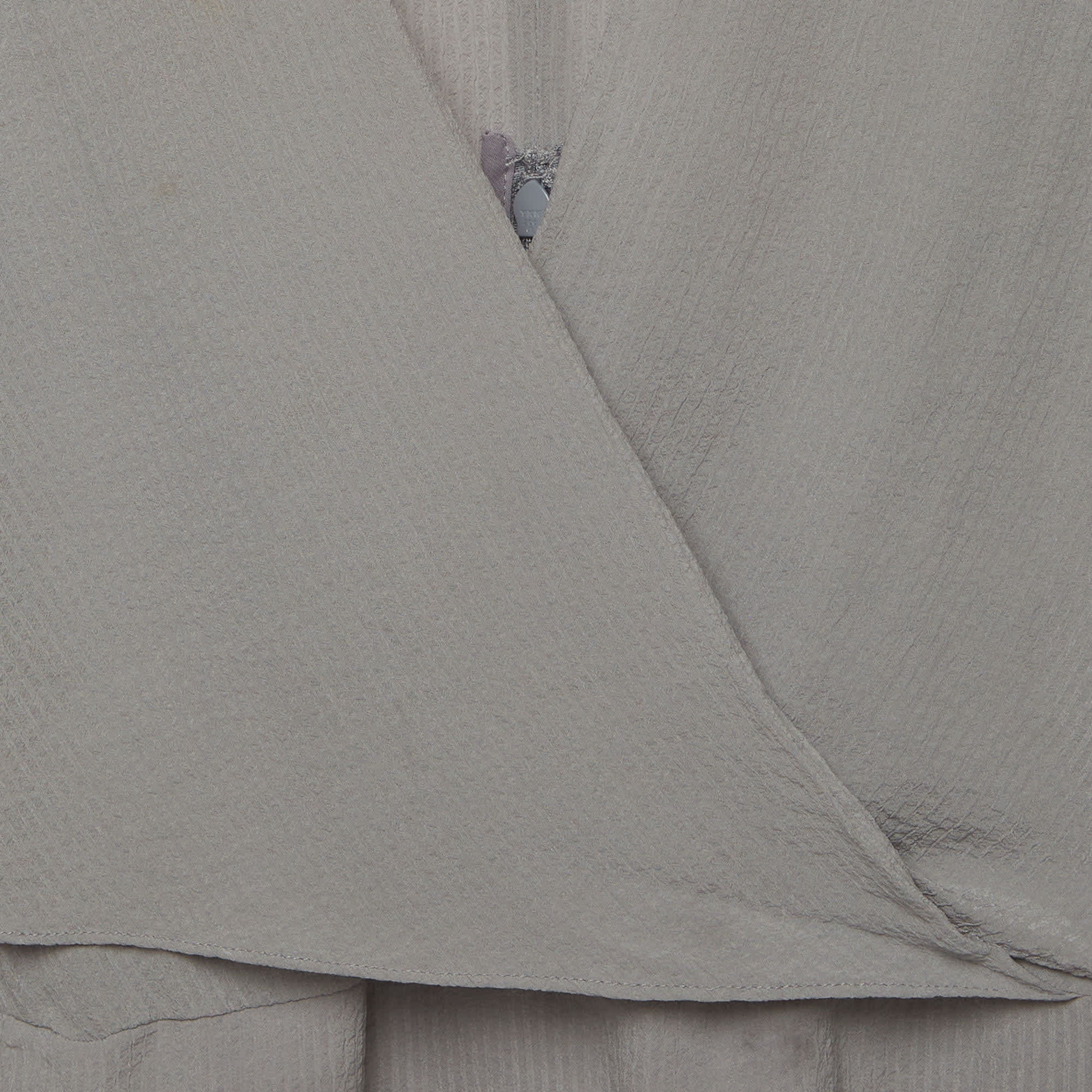 Theory Grey Chiffon Sleeveless Alizay Maden Top