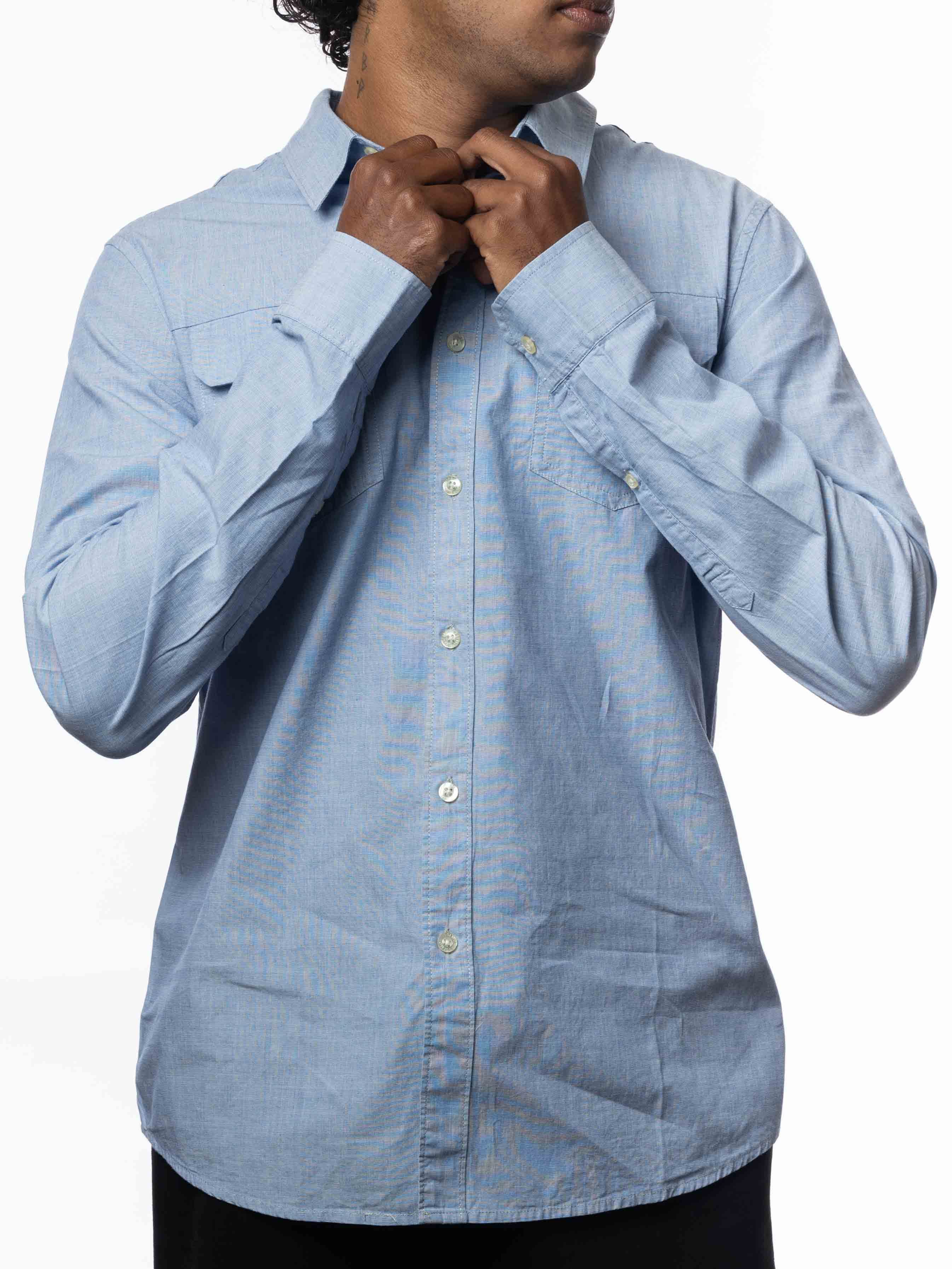 Moschino Mossimo Blue Shirt (M)