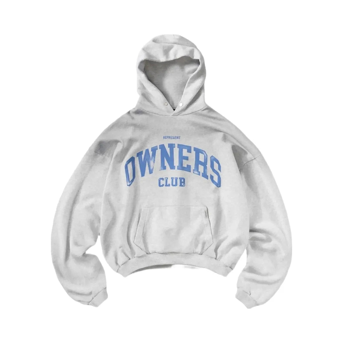 Owners Club Represent Fw25 Represent Owners Club Hoodie Sprayed Ice Grey Marl