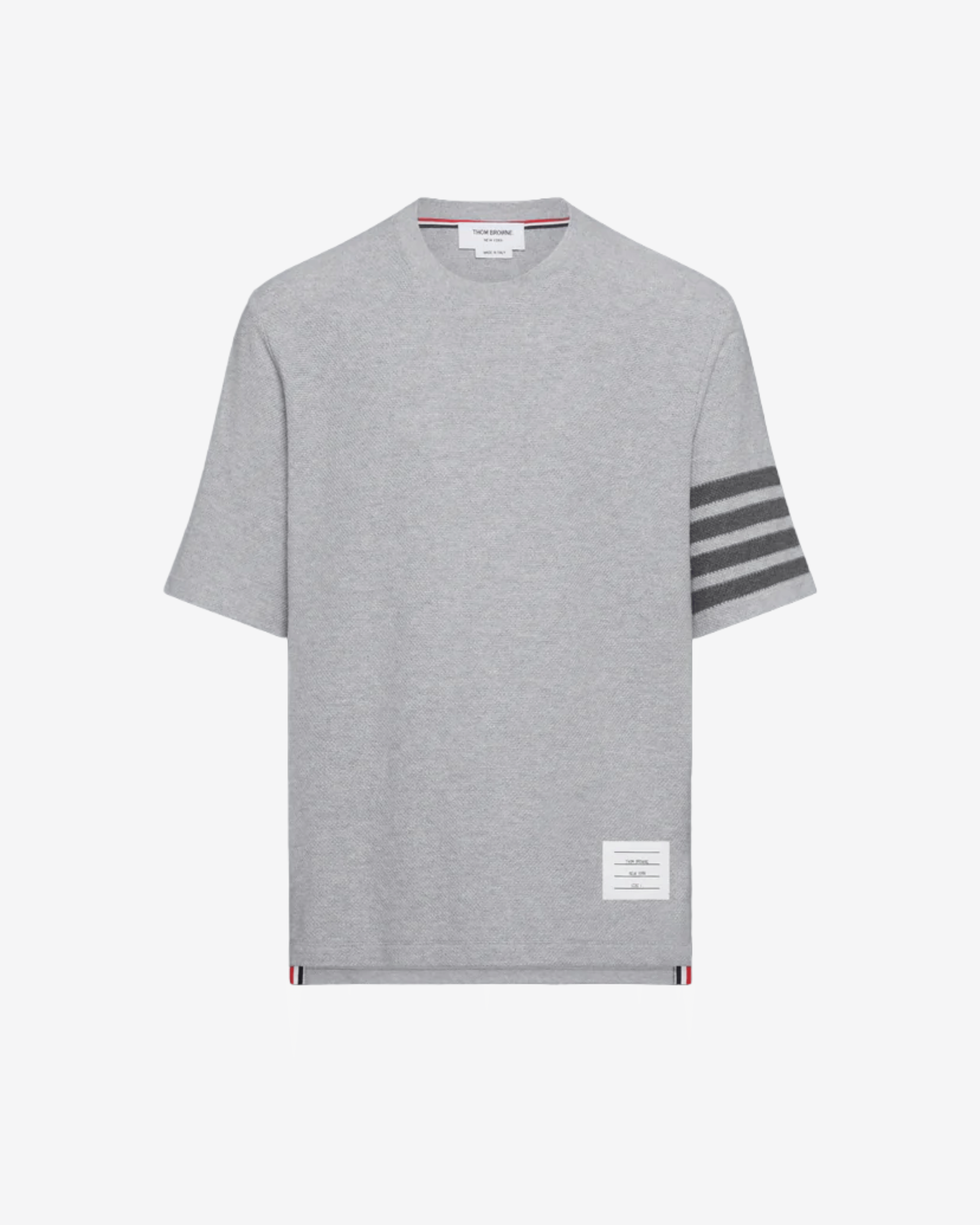 Thom Browne - Men's Short Sleeve T-Shirt - (Light Grey)