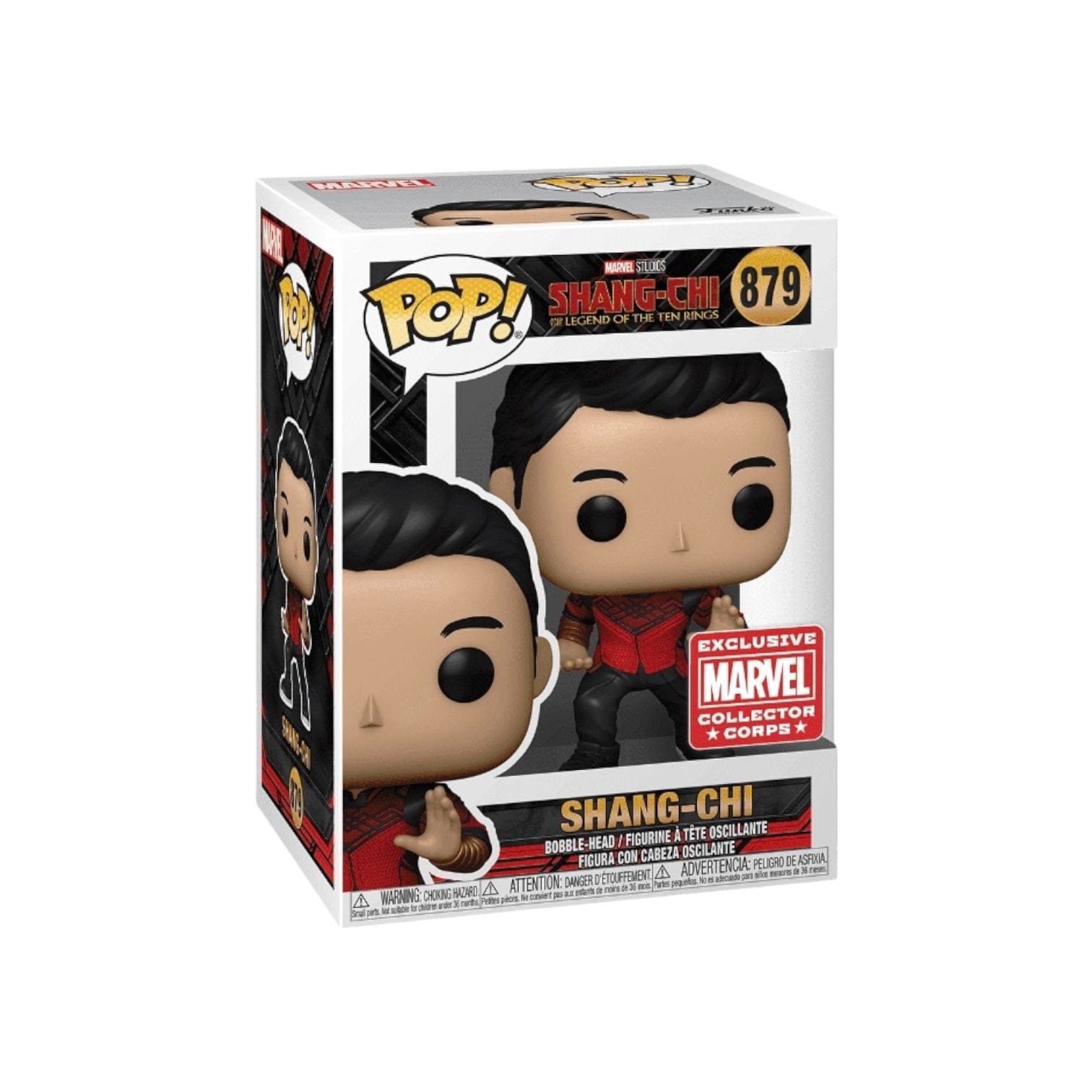 Funko Pop! Shang - Chi #879 (w/ Rings) Funko Pop! - Shang - Chi and The Legend of The Ten Rings - Marvel Collector Corps Exclusive