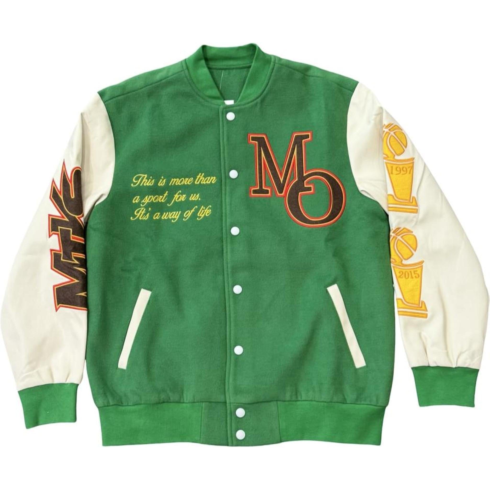 Sole Priorities MTVS Best In The Game Varsity Jacket Green