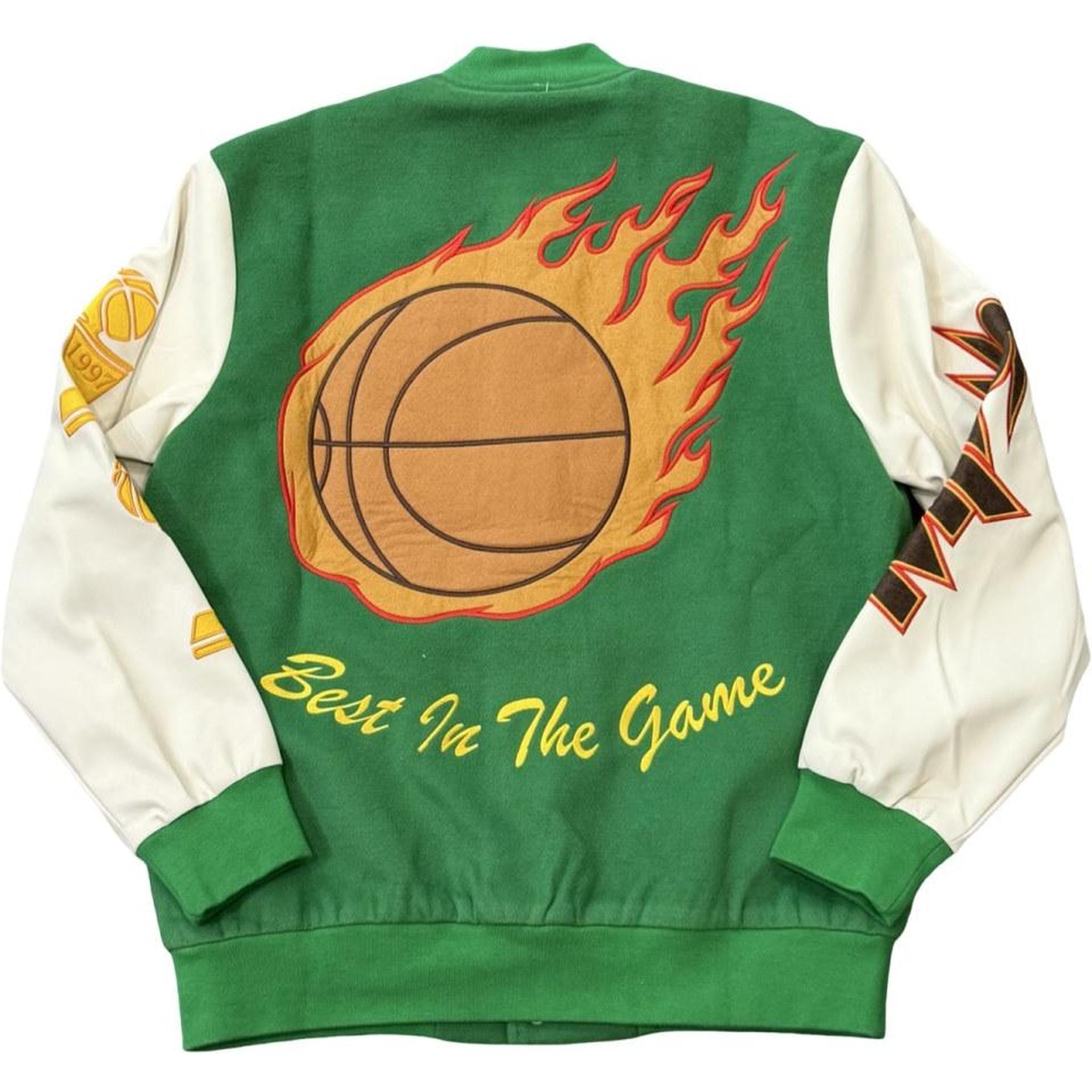 Sole Priorities MTVS Best In The Game Varsity Jacket Green