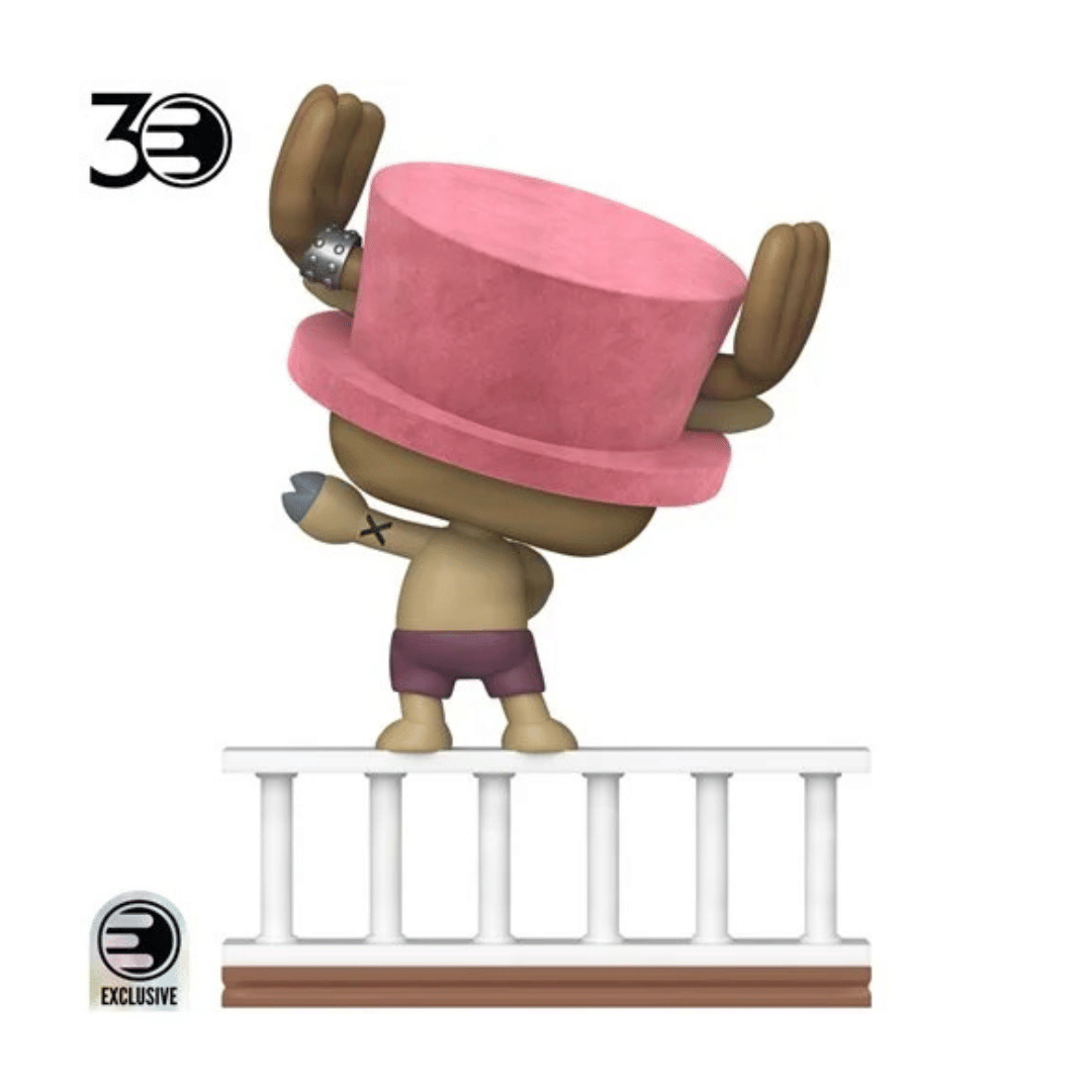 Funko Pop One Piece Straw Hat Pirates Tony Tony Chopper Flocked Funko Pop! Vinyl Figure #2332 - Entertainment Earth Exclusive