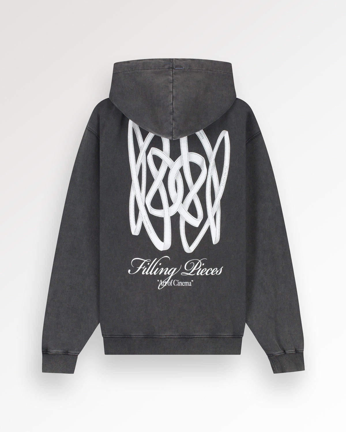 Trend Maven Zip Hoodie Film Strip Vintage Black