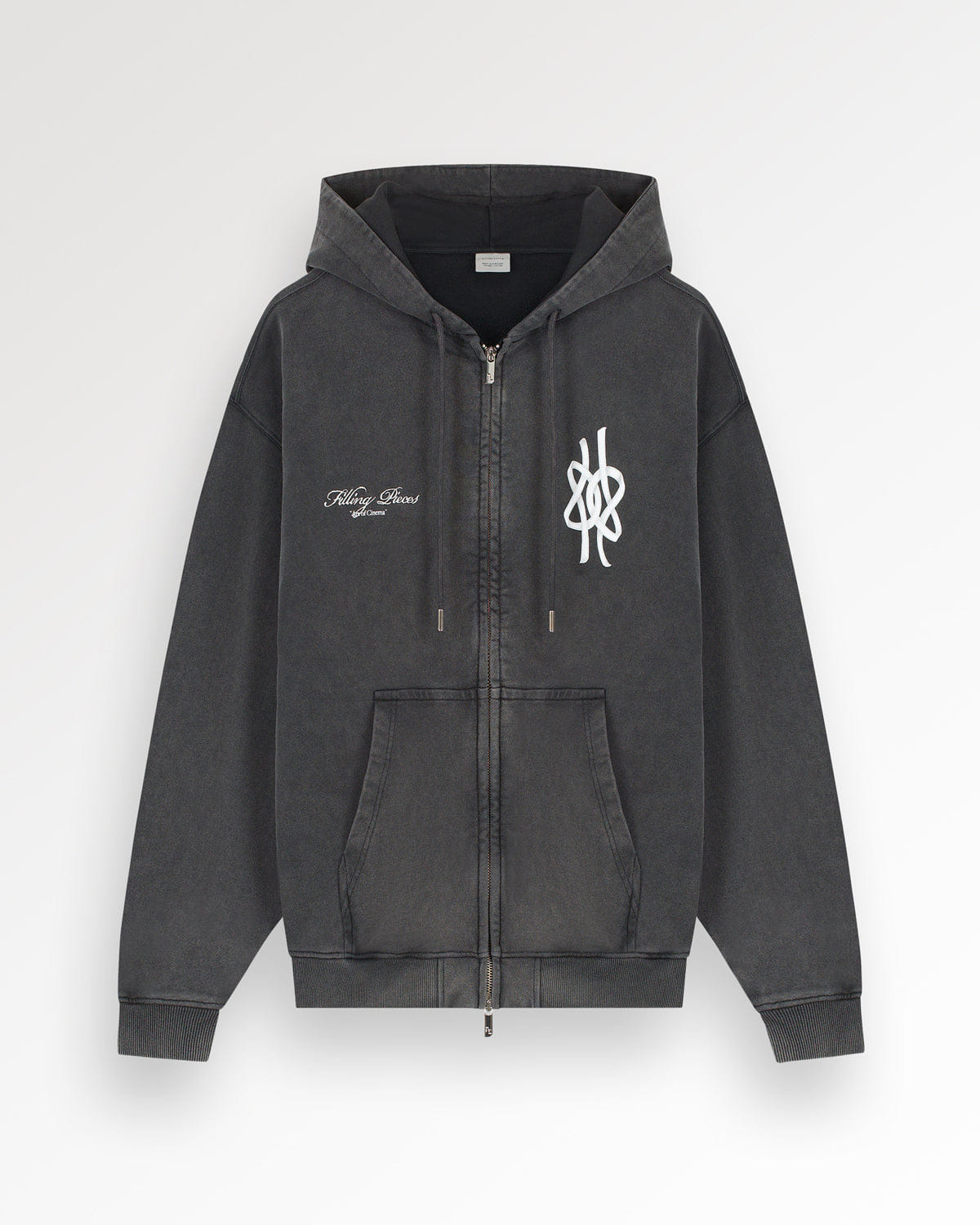 Trend Maven Zip Hoodie Film Strip Vintage Black