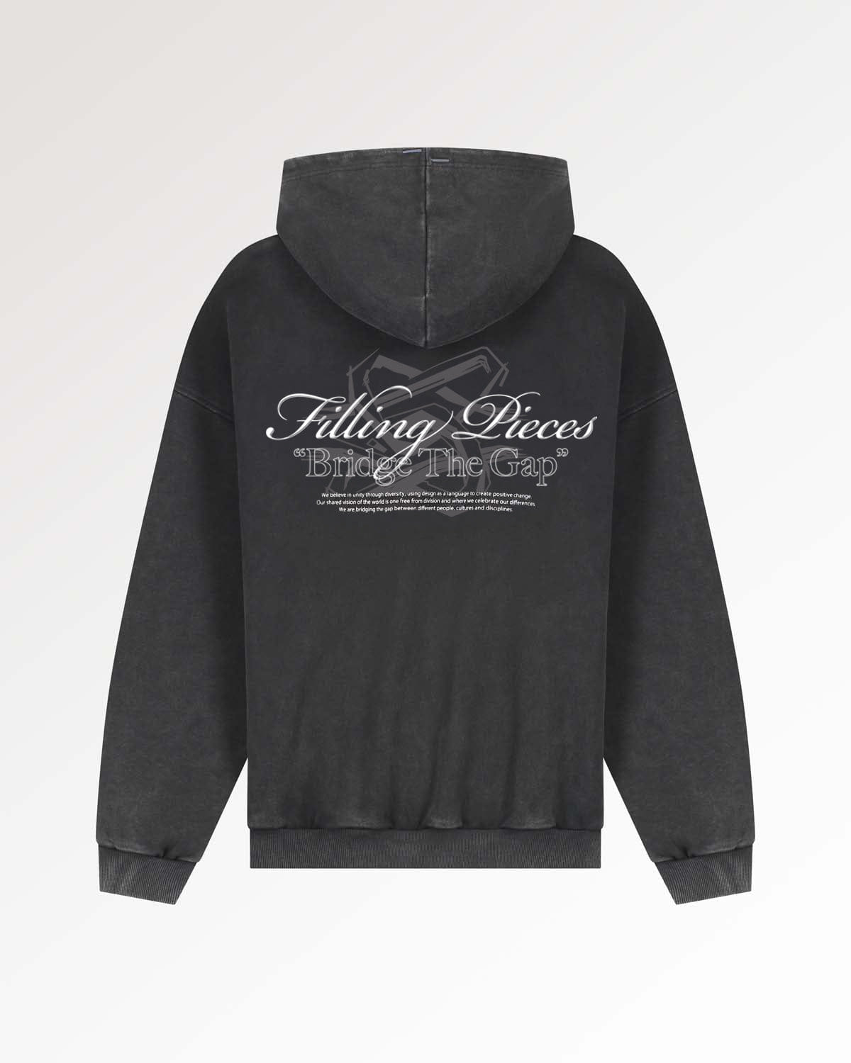 Trend Maven Hoodie Boxy Bridge the Gap Vintage Black