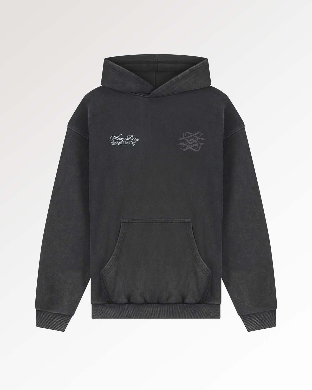 Trend Maven Hoodie Boxy Bridge the Gap Vintage Black