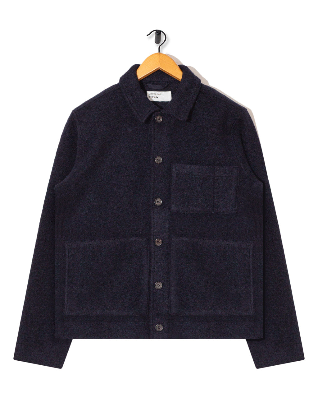 Universal Works Wool Fleece Uniform Jacket - Navy