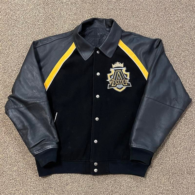 Vintage Avirex Leather Varsity Jacket