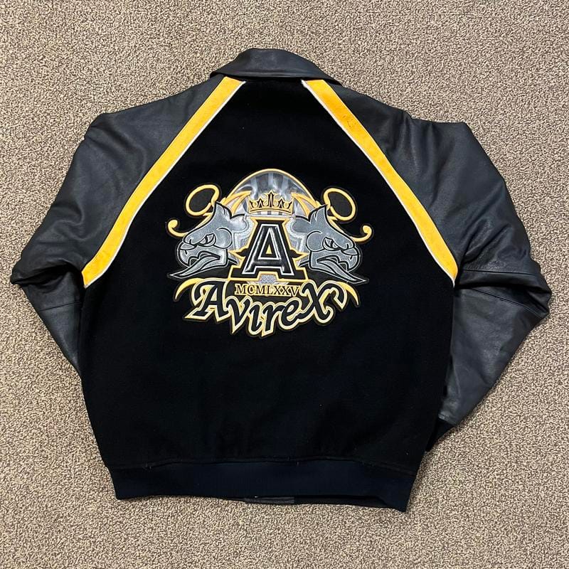 Vintage Avirex Leather Varsity Jacket