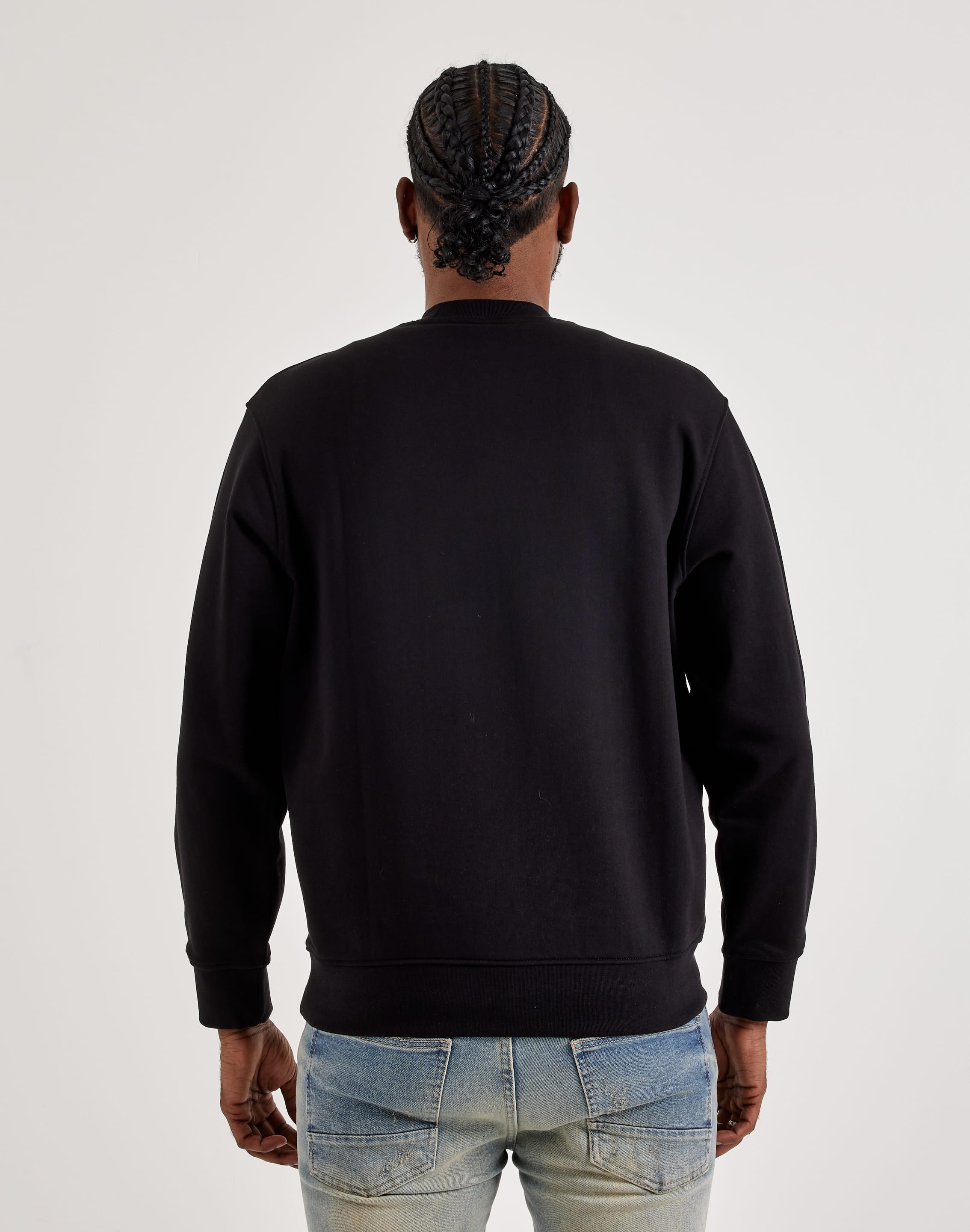 Armani Exchange Box Logo Fleece Crewneck Sweatshirt