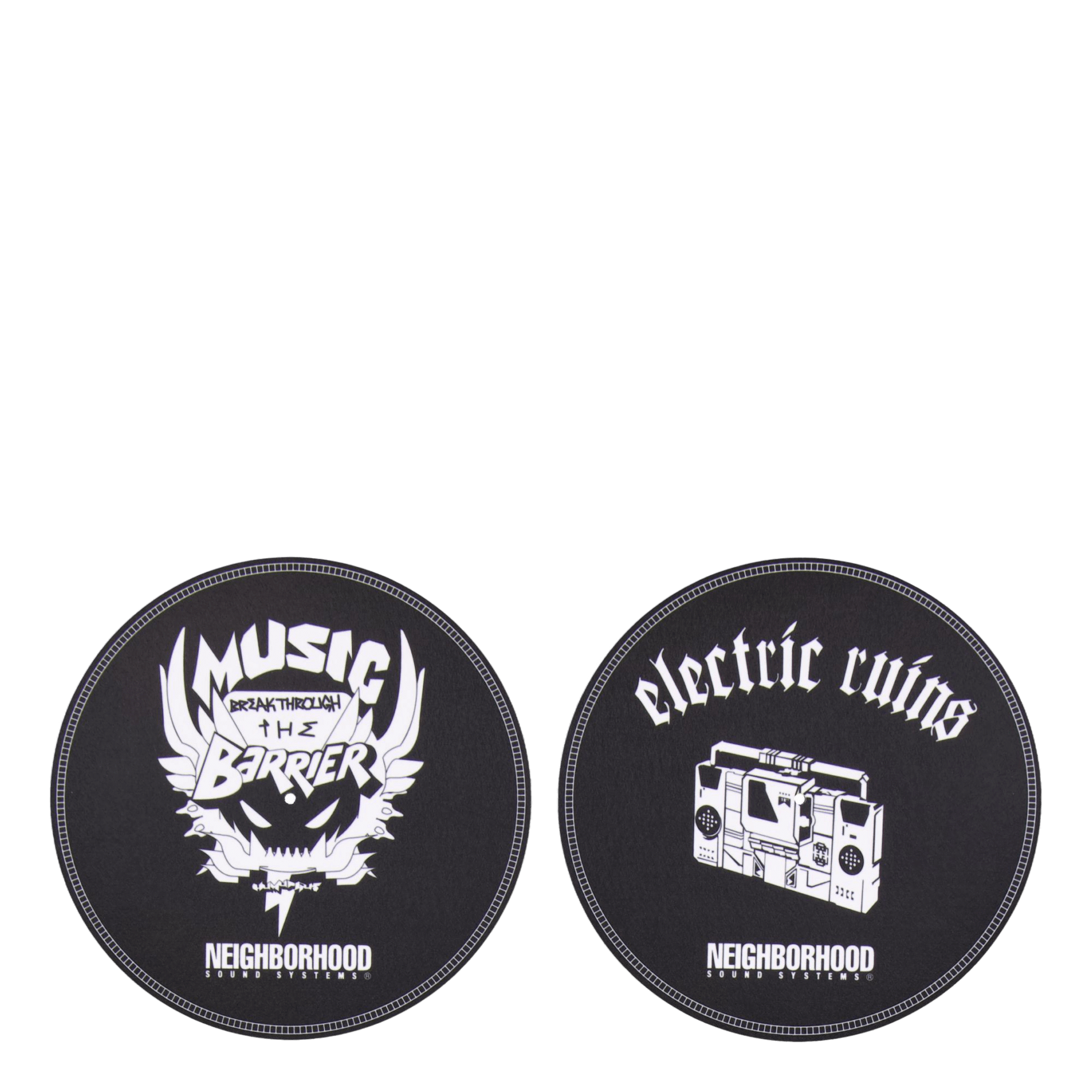 Neighborhood Slip Mat Set Black/white