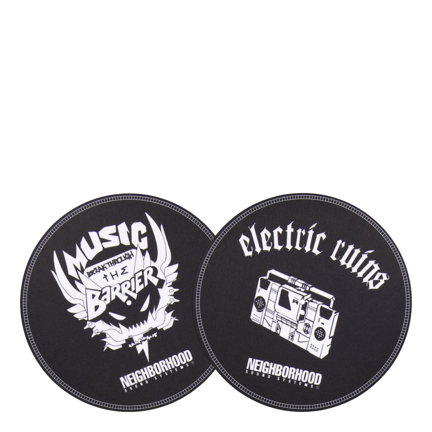 Neighborhood Slip Mat Set Black/white