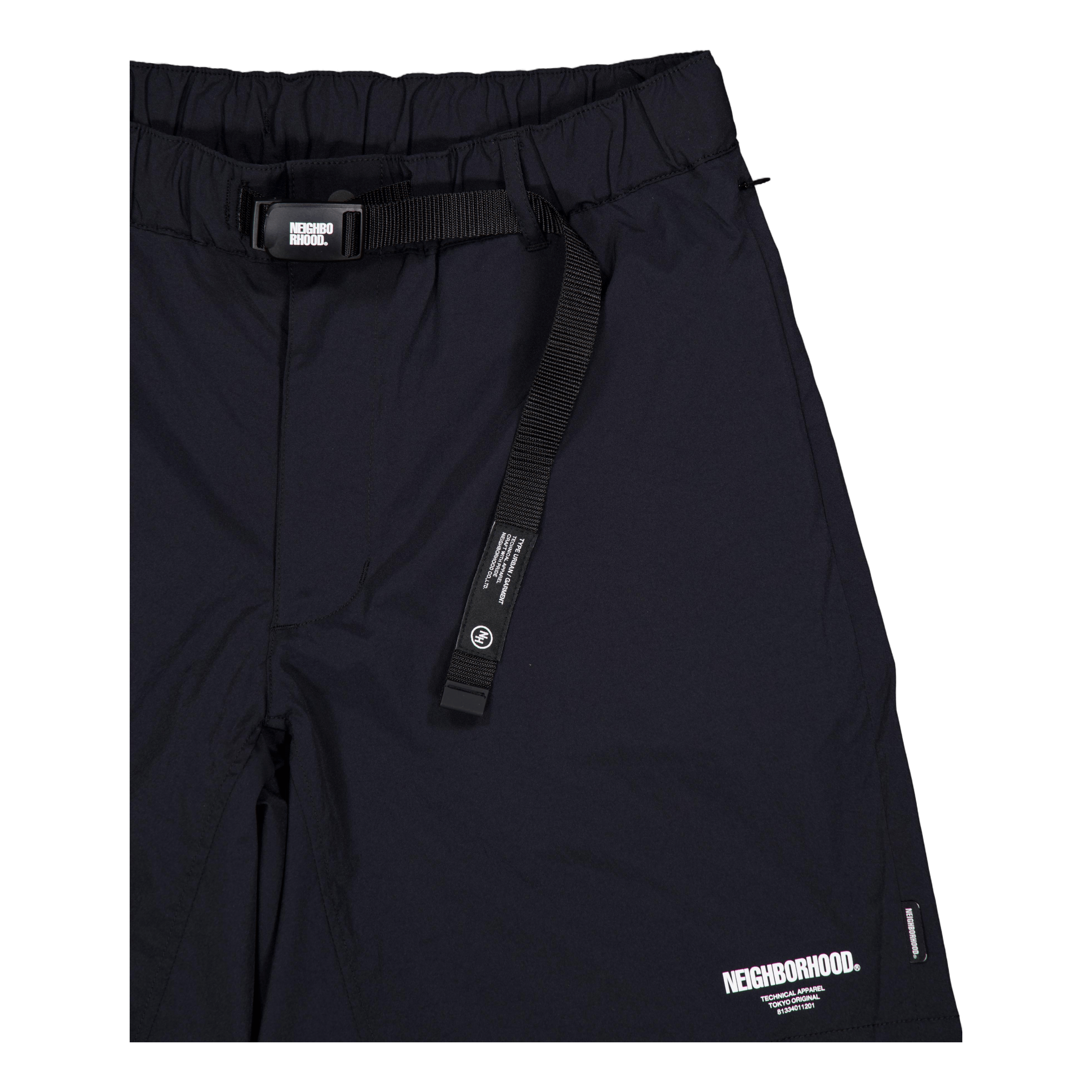 Neighborhood Multifunctional Short Pants Black