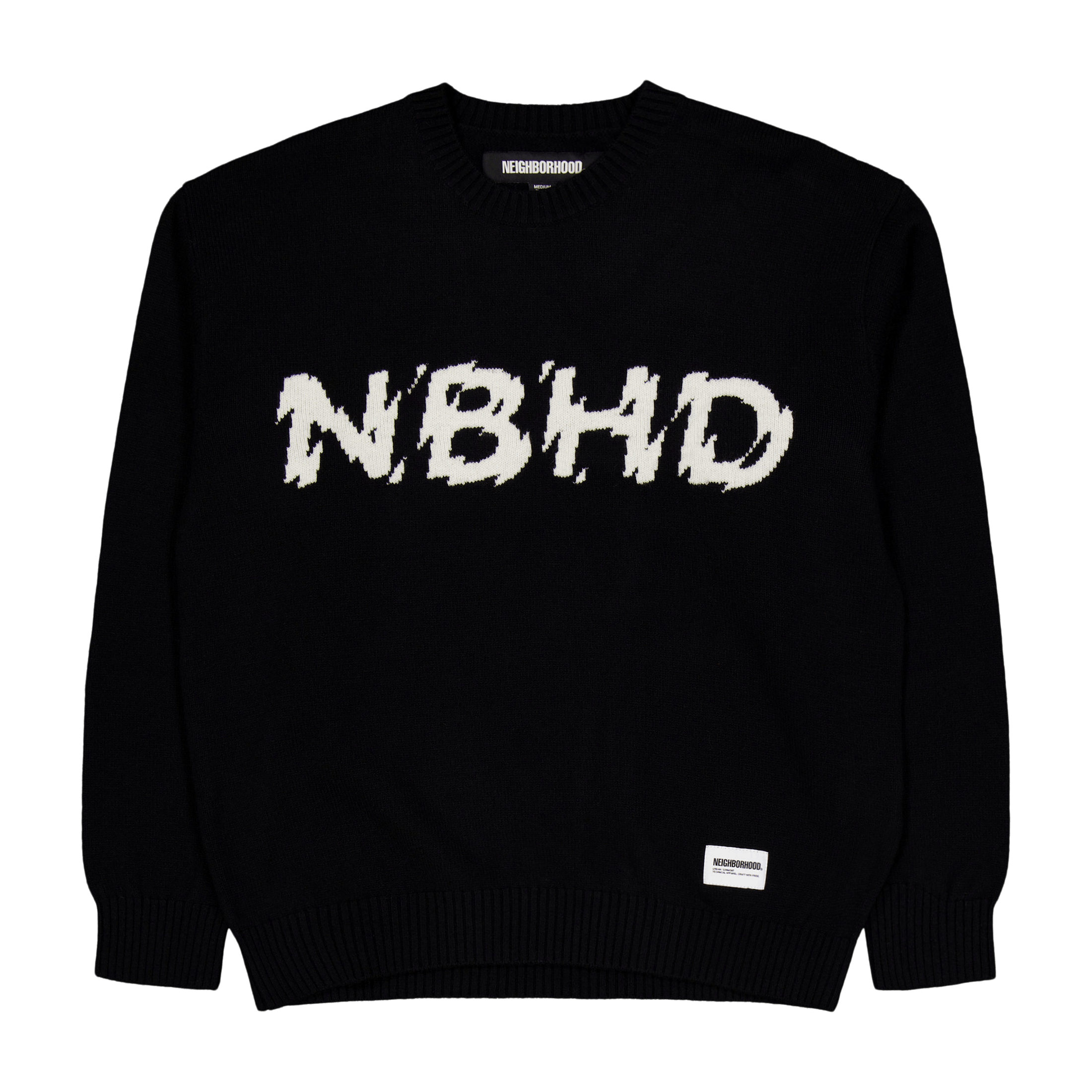 Neighborhood Intarsia Sweater Black
