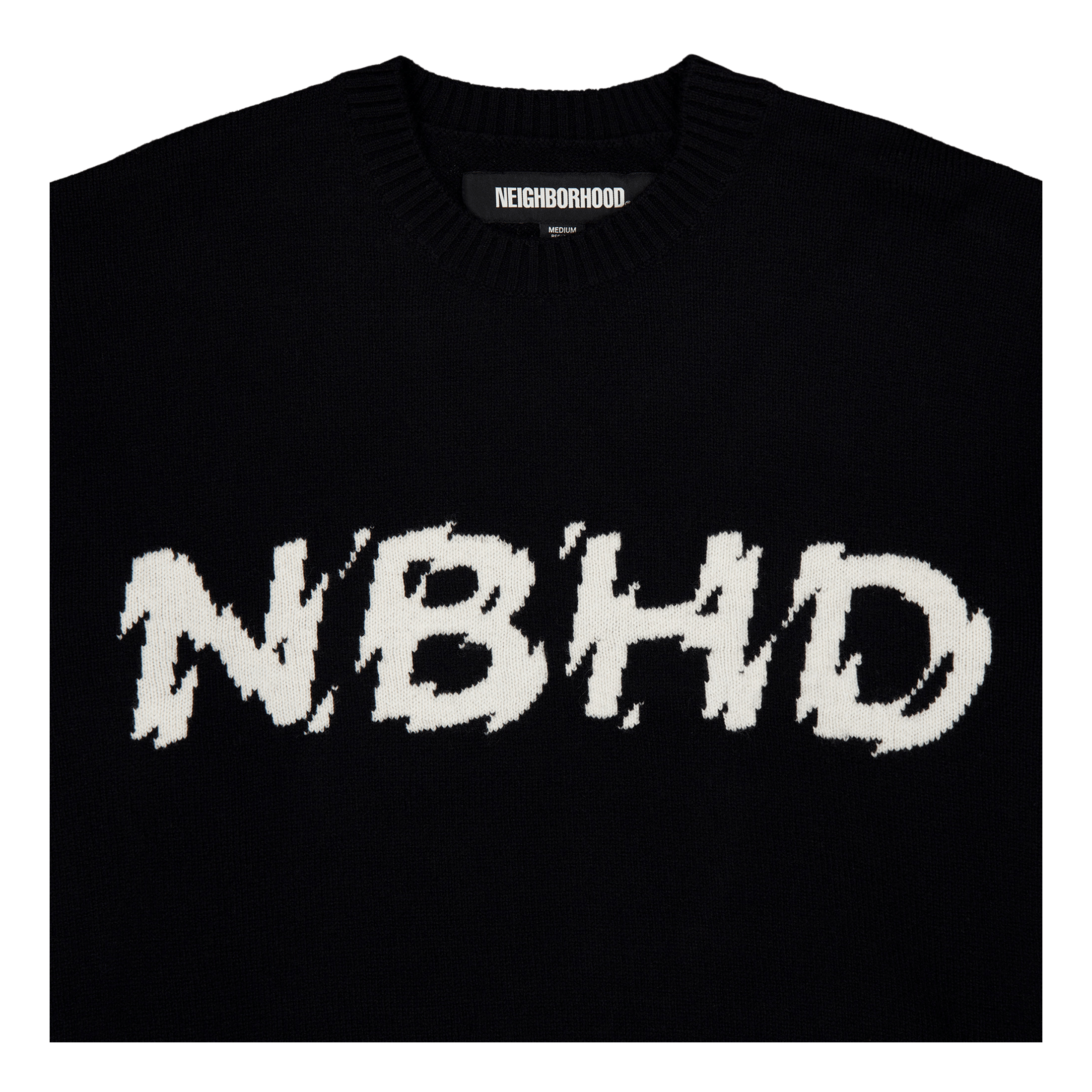 Neighborhood Intarsia Sweater Black
