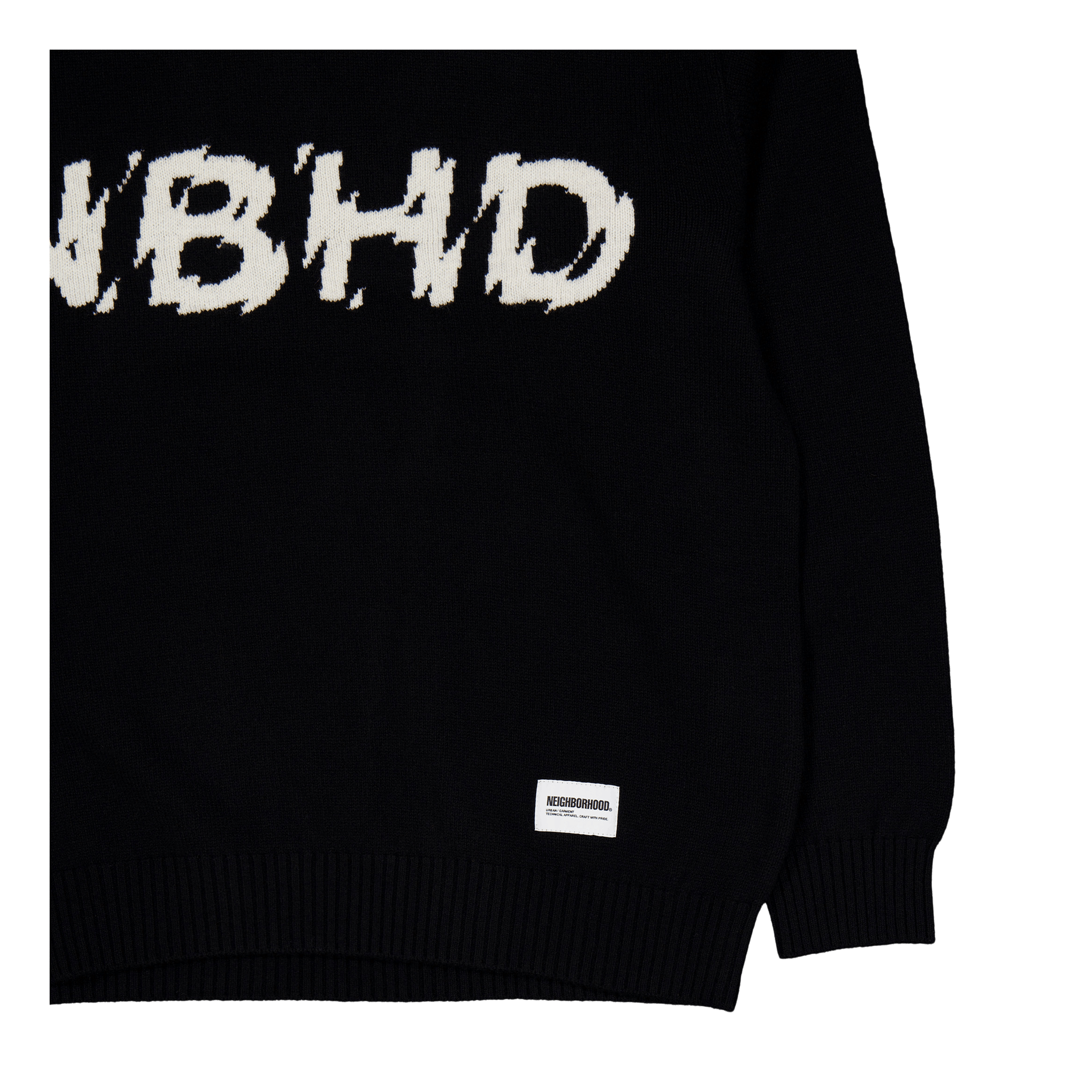 Neighborhood Intarsia Sweater Black