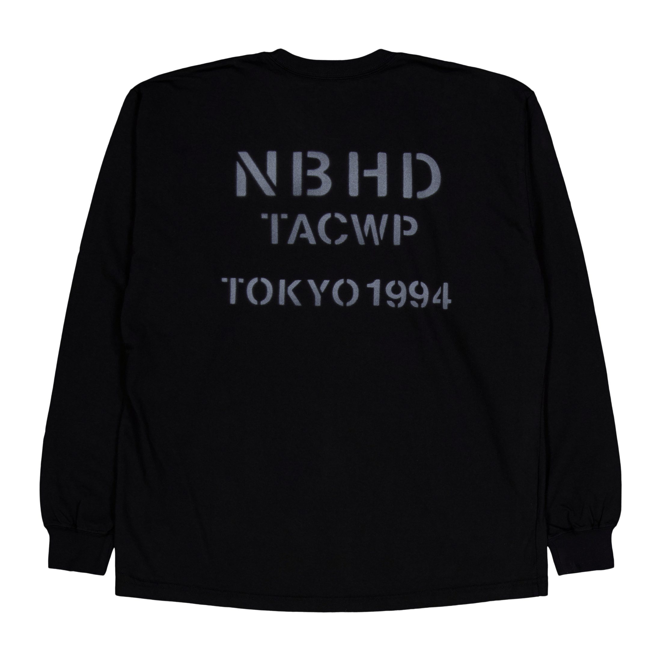 Neighborhood Nh . T-Shirt Ls - 6 Black