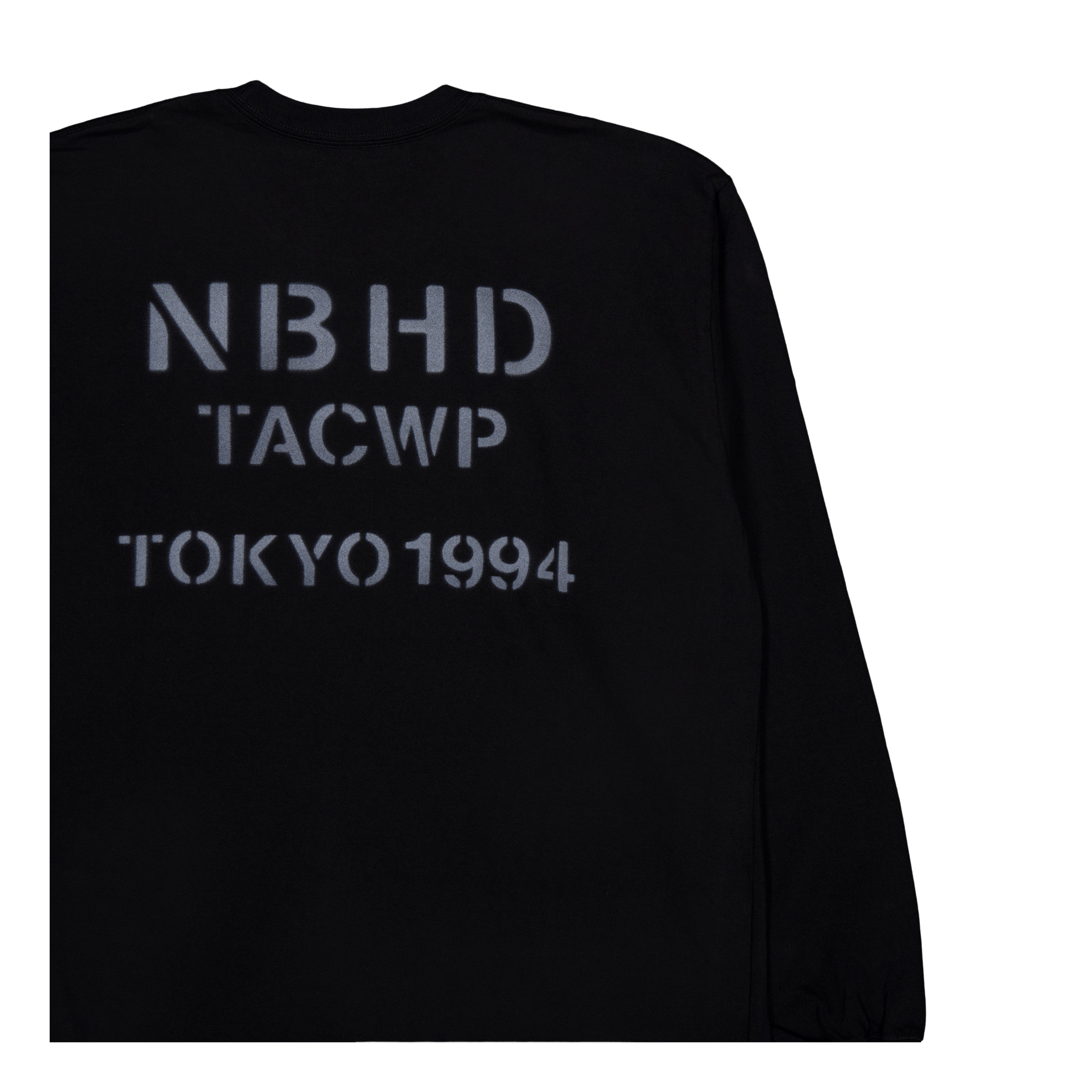 Neighborhood Nh . T-Shirt Ls - 6 Black