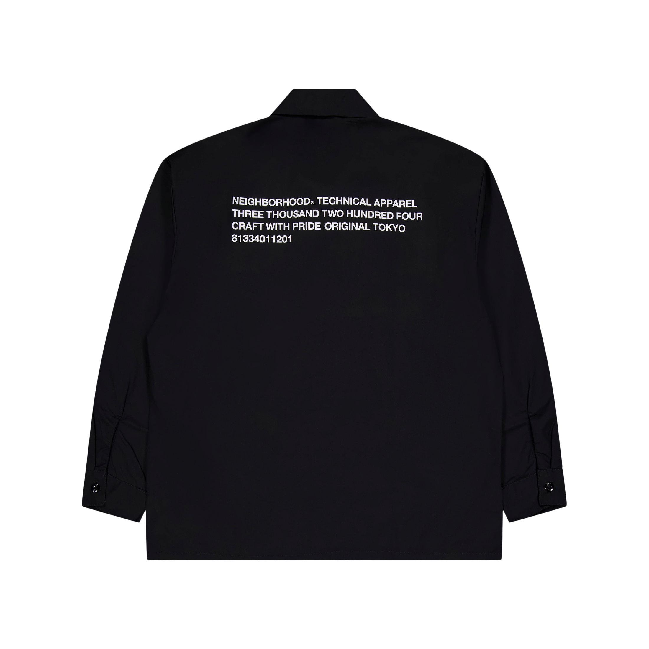 Neighborhood Classic Work Shirt Ls Black