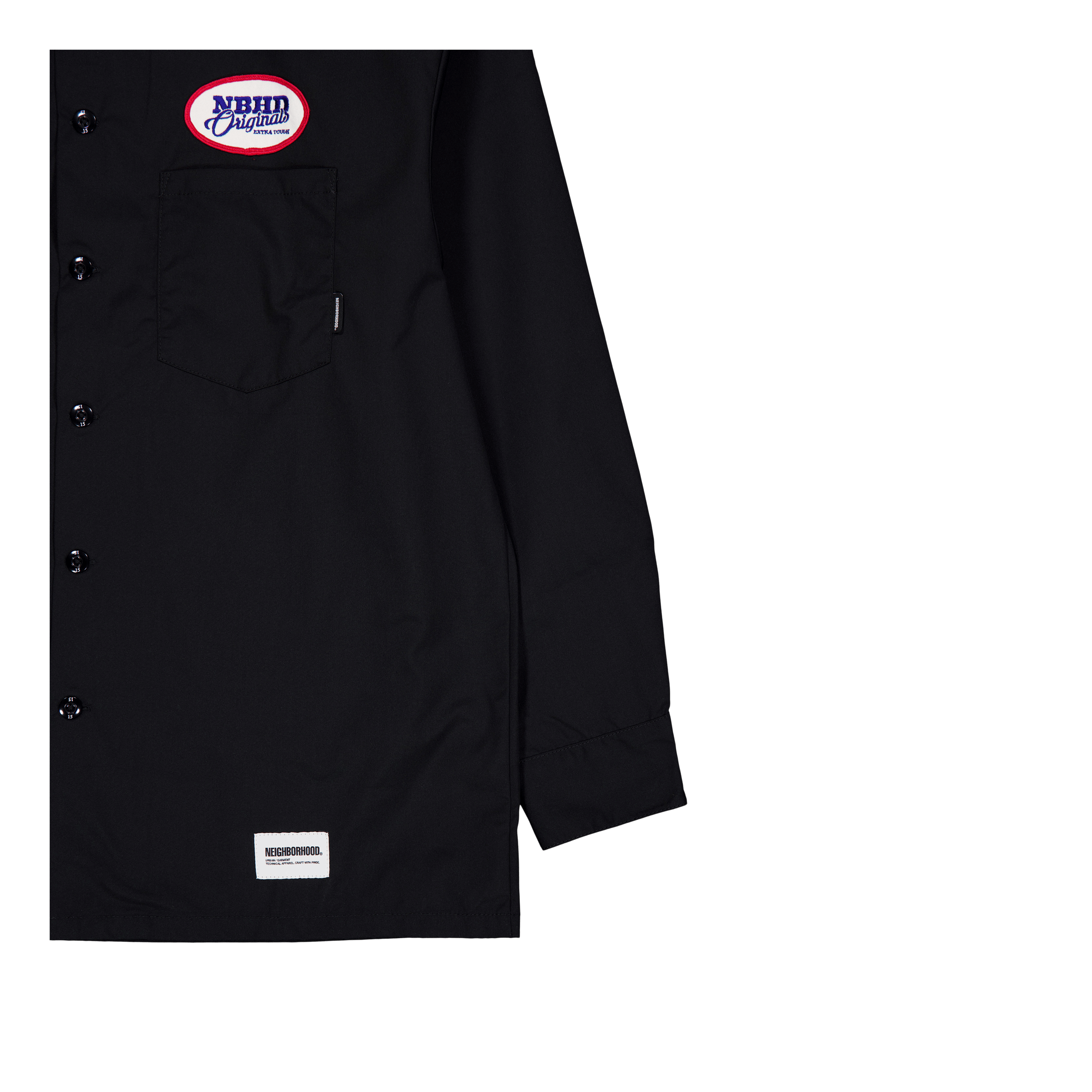 Neighborhood Classic Work Shirt Ls Black