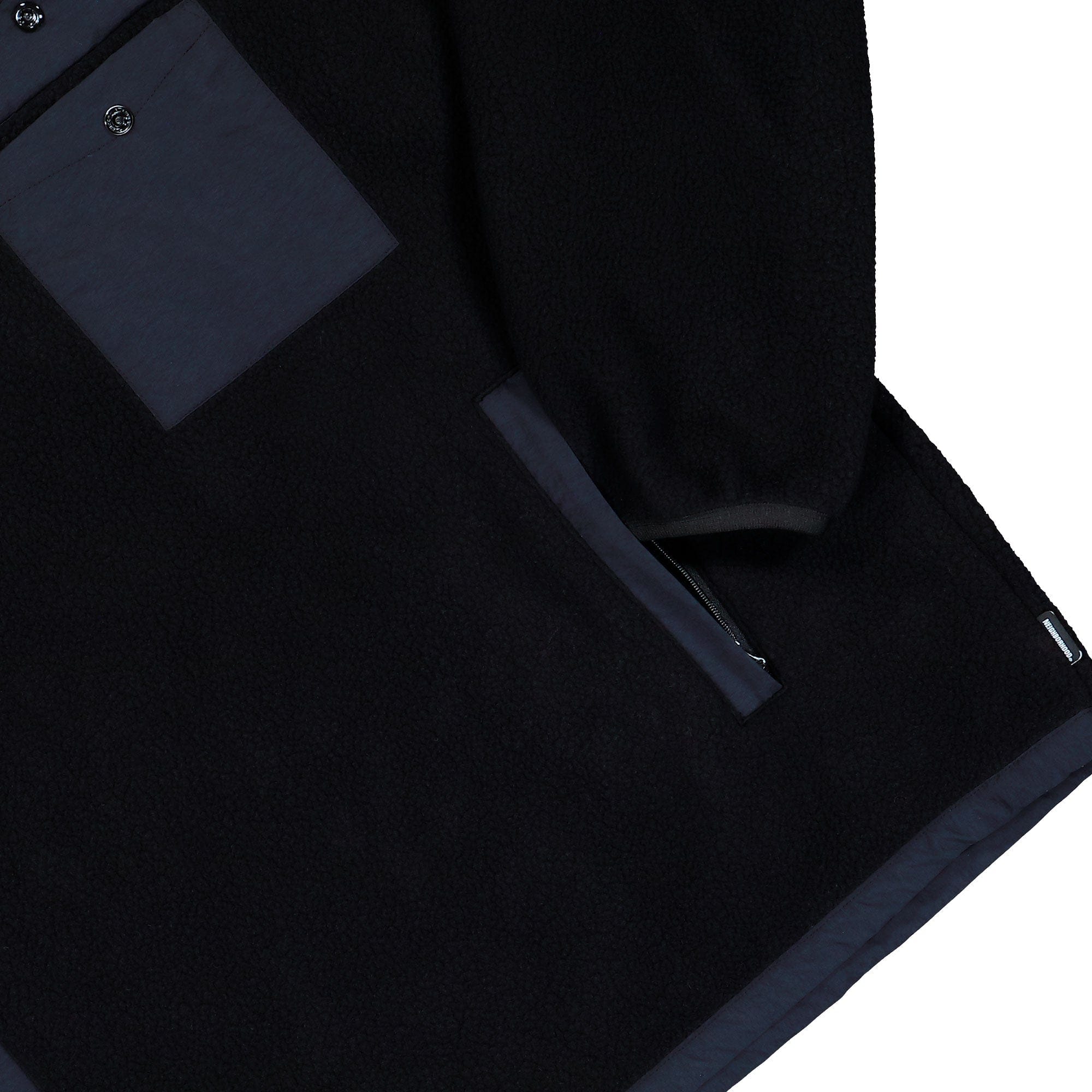 Neighborhood Fleece Stand Collar LS