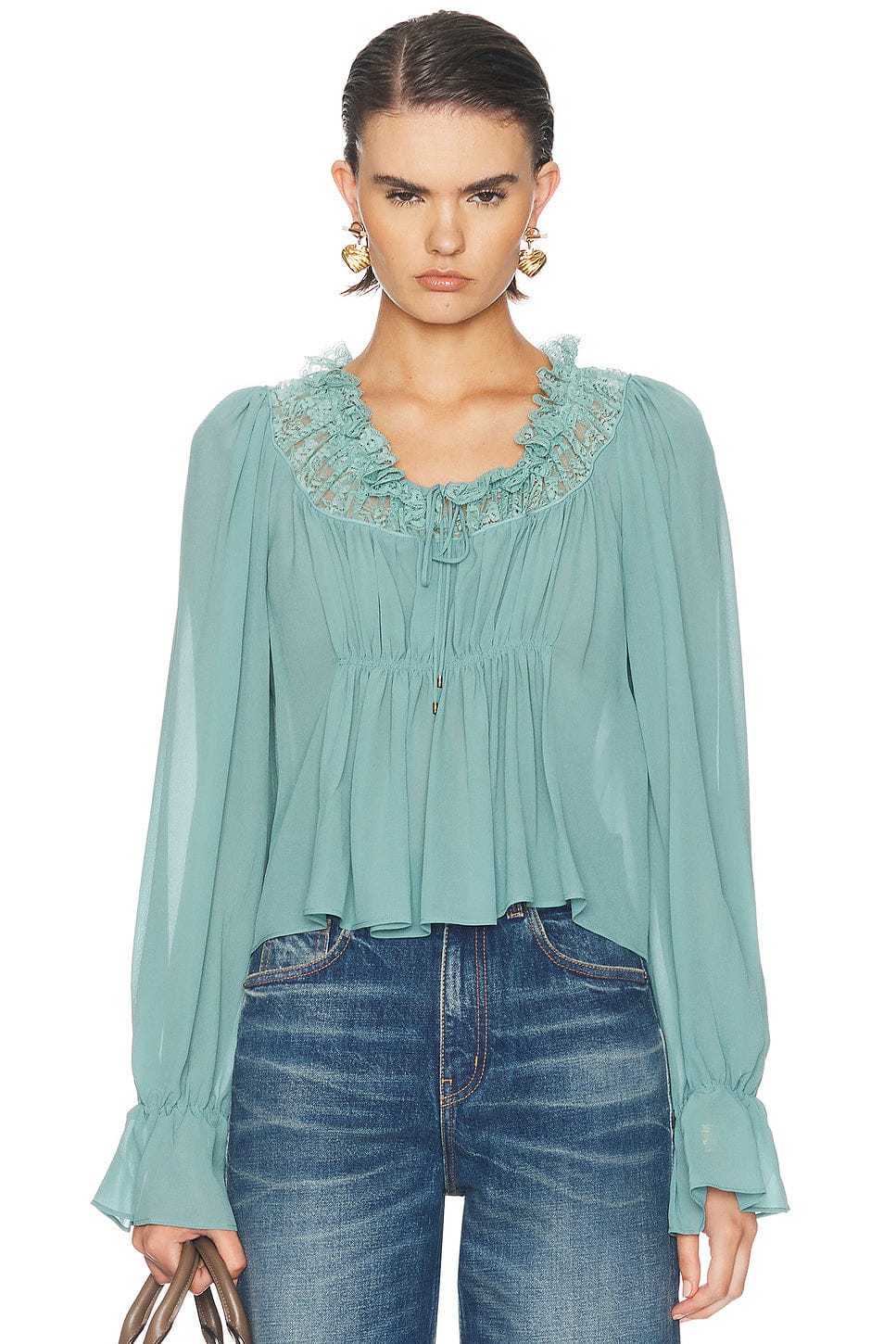 Chloe Silk Georgette Blouse