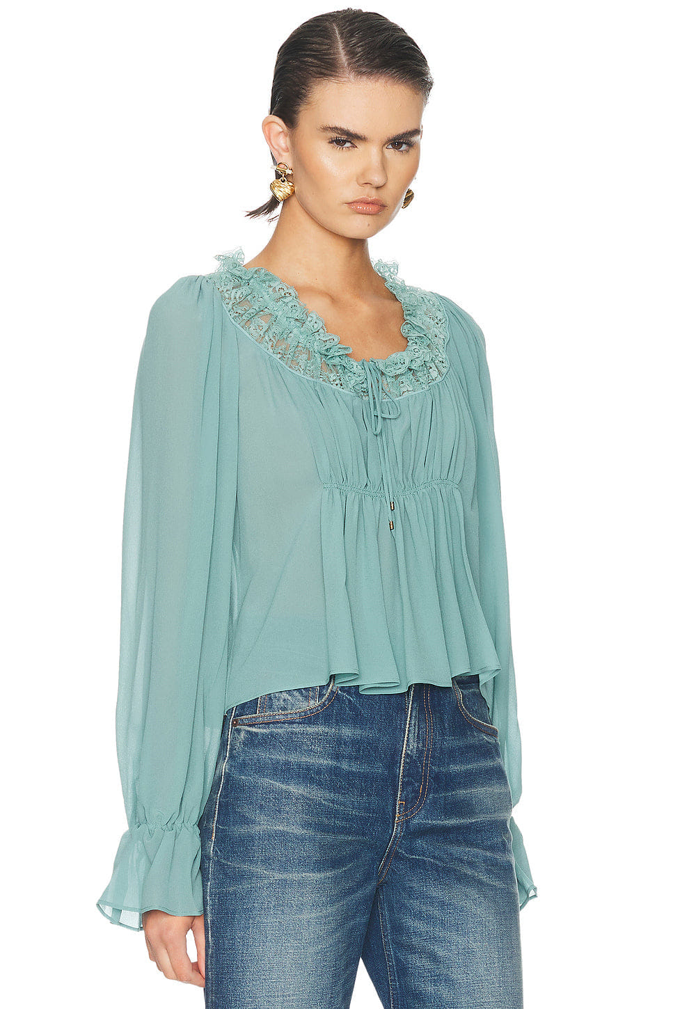 Chloe Silk Georgette Blouse