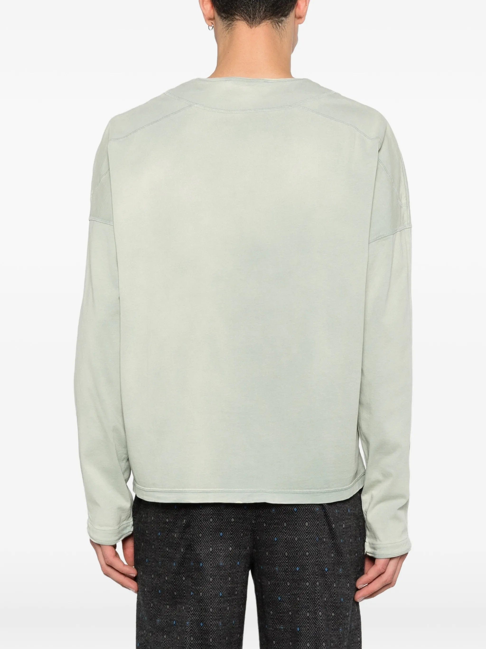 Kiko Kostadinov sargo long - sleeve henley T - shirt