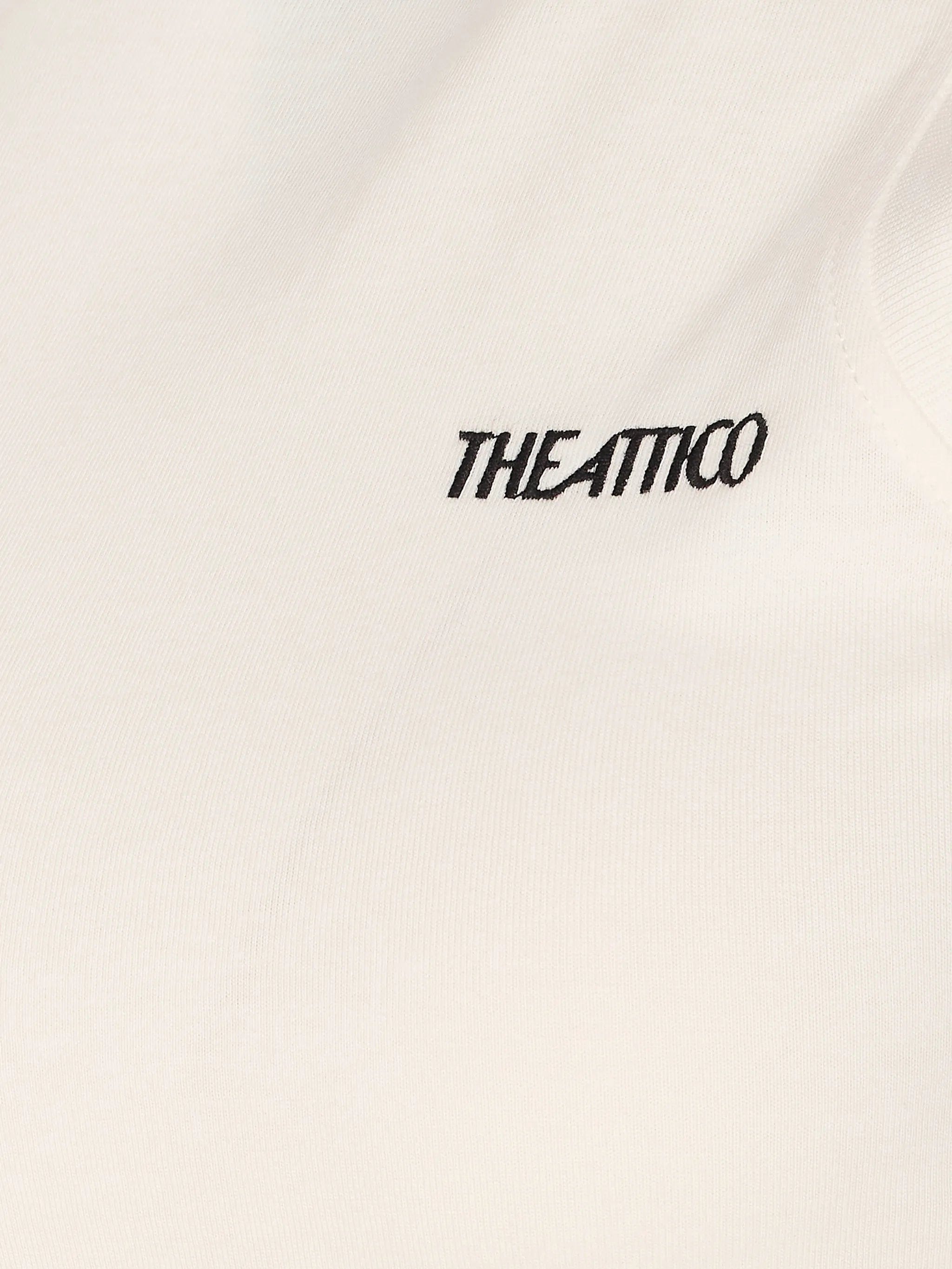 The Attico logo - embroidered T - shirt