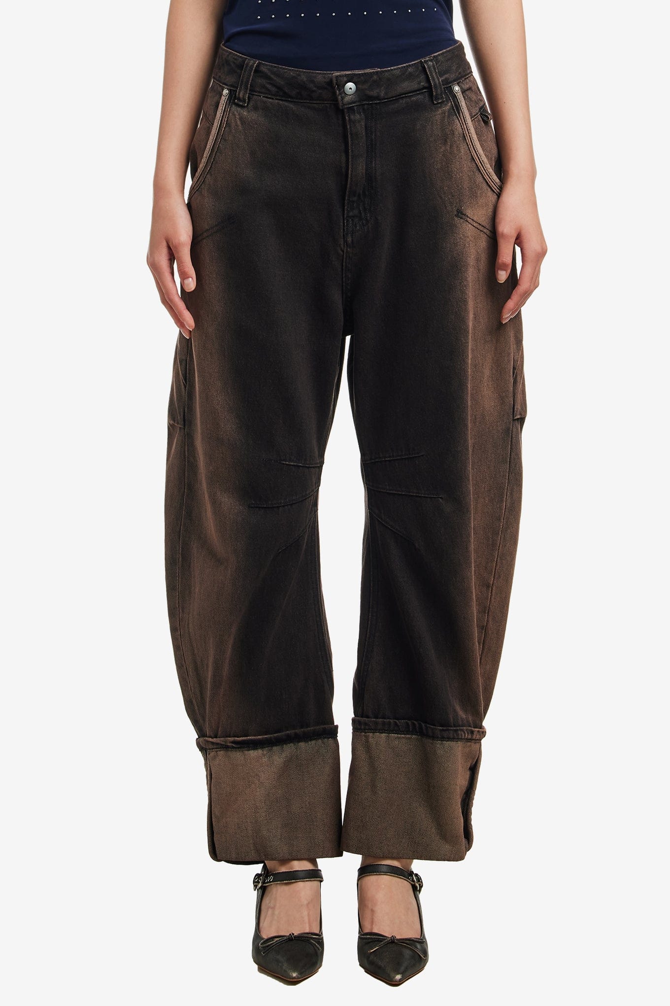MSCHF WIDE FADE JEANS