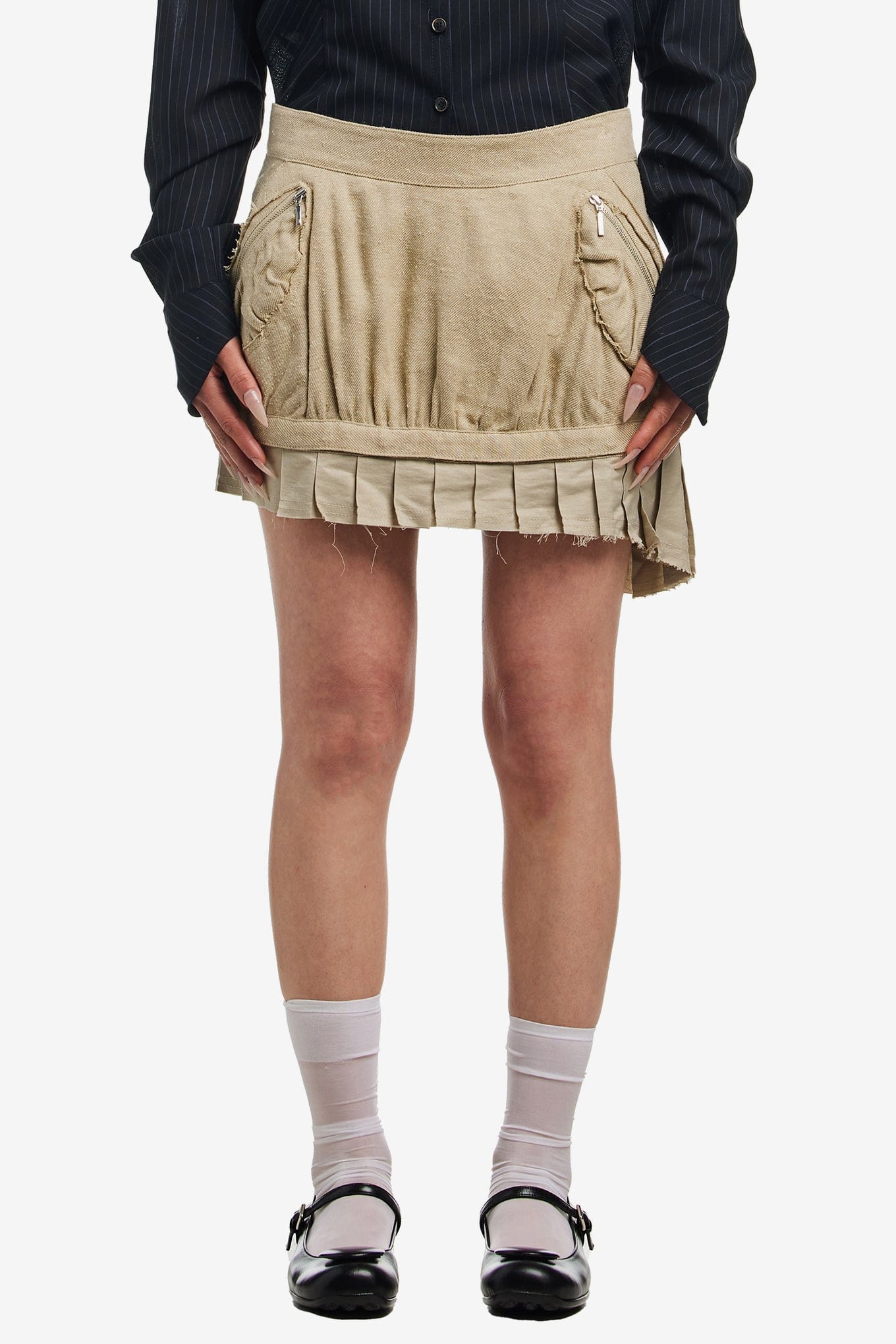 MSCHF UTILITY PLEATED MINI SKIRT