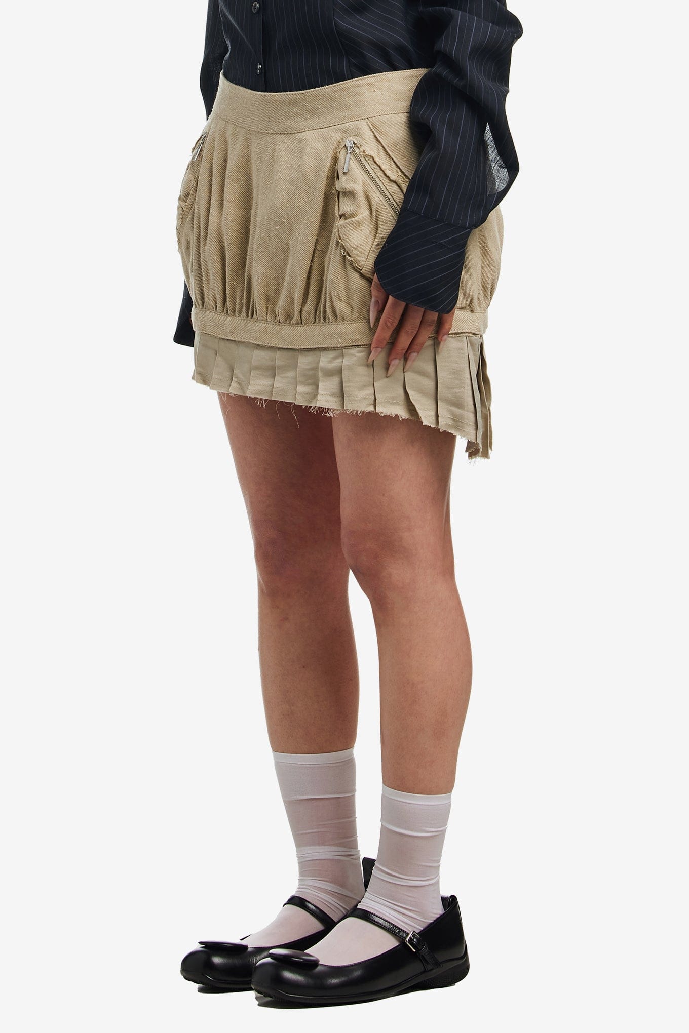 MSCHF UTILITY PLEATED MINI SKIRT