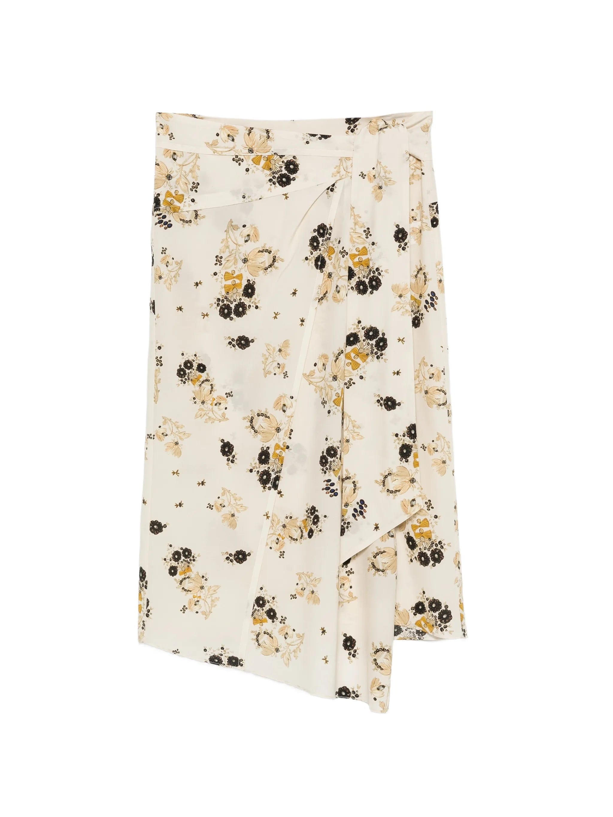 Isabel Marant Faniry floral - print asymmetric skirt