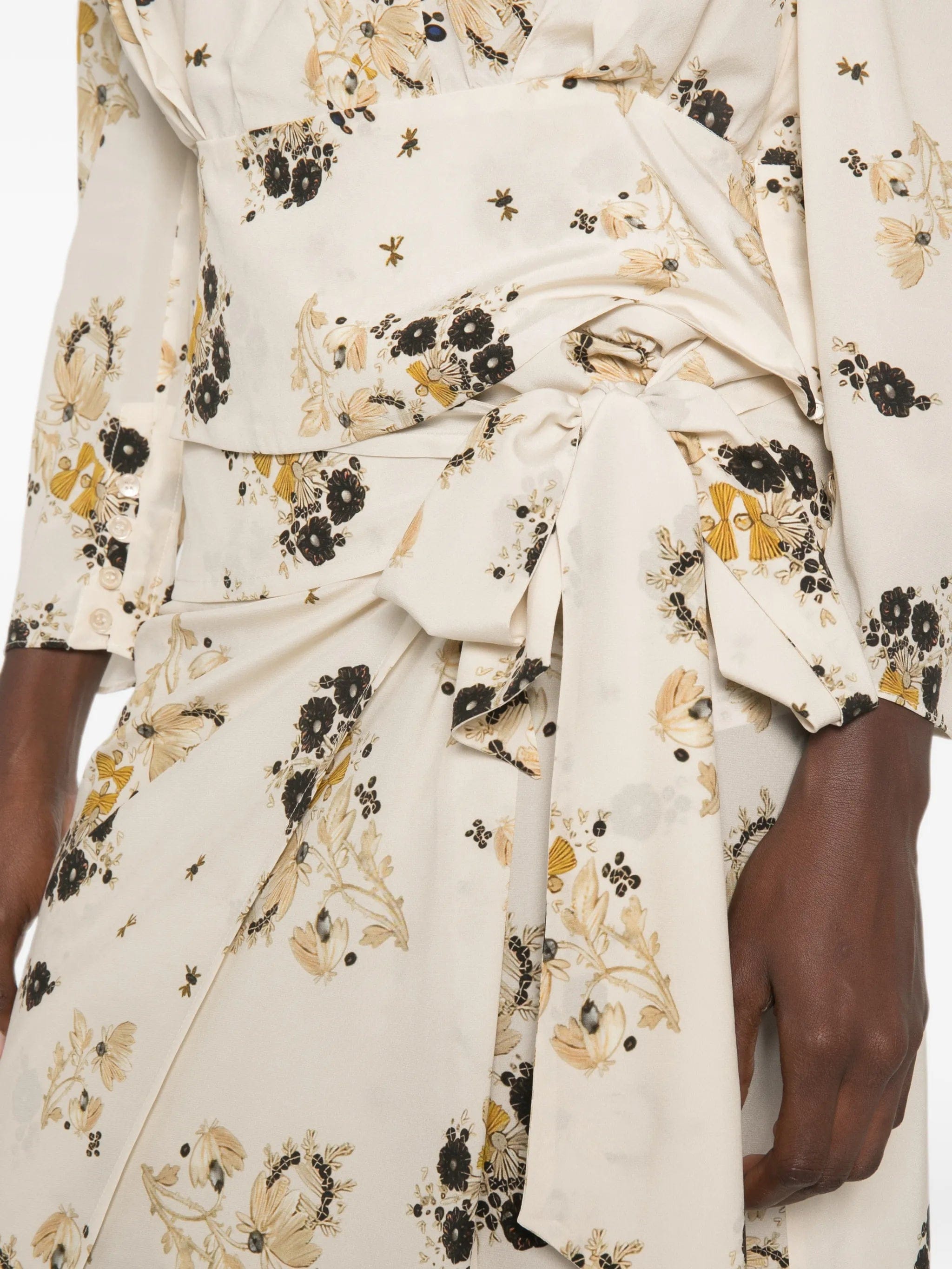 Isabel Marant Faniry floral - print asymmetric skirt