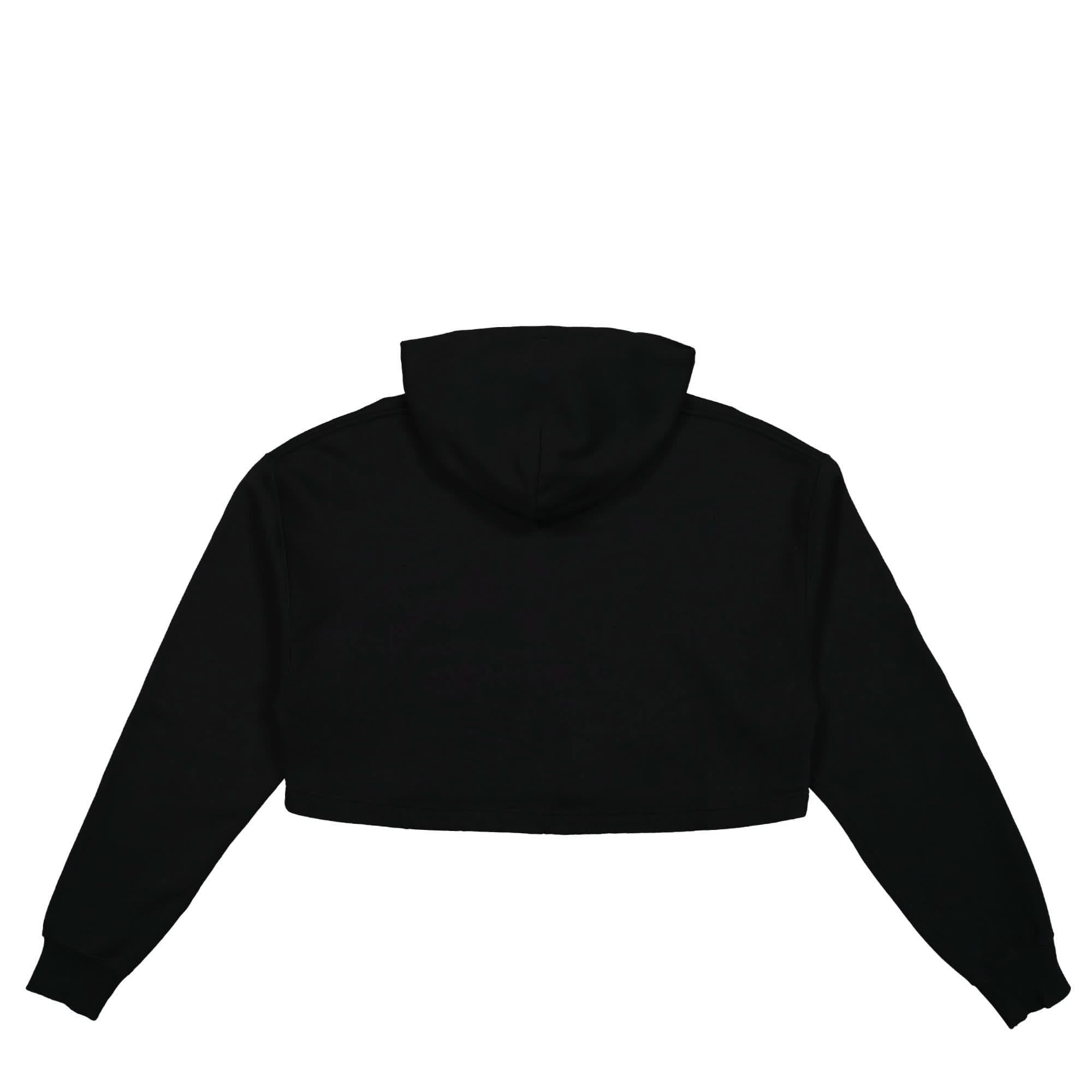 Vtmnts Paris Embroidered Cropped Hoodie