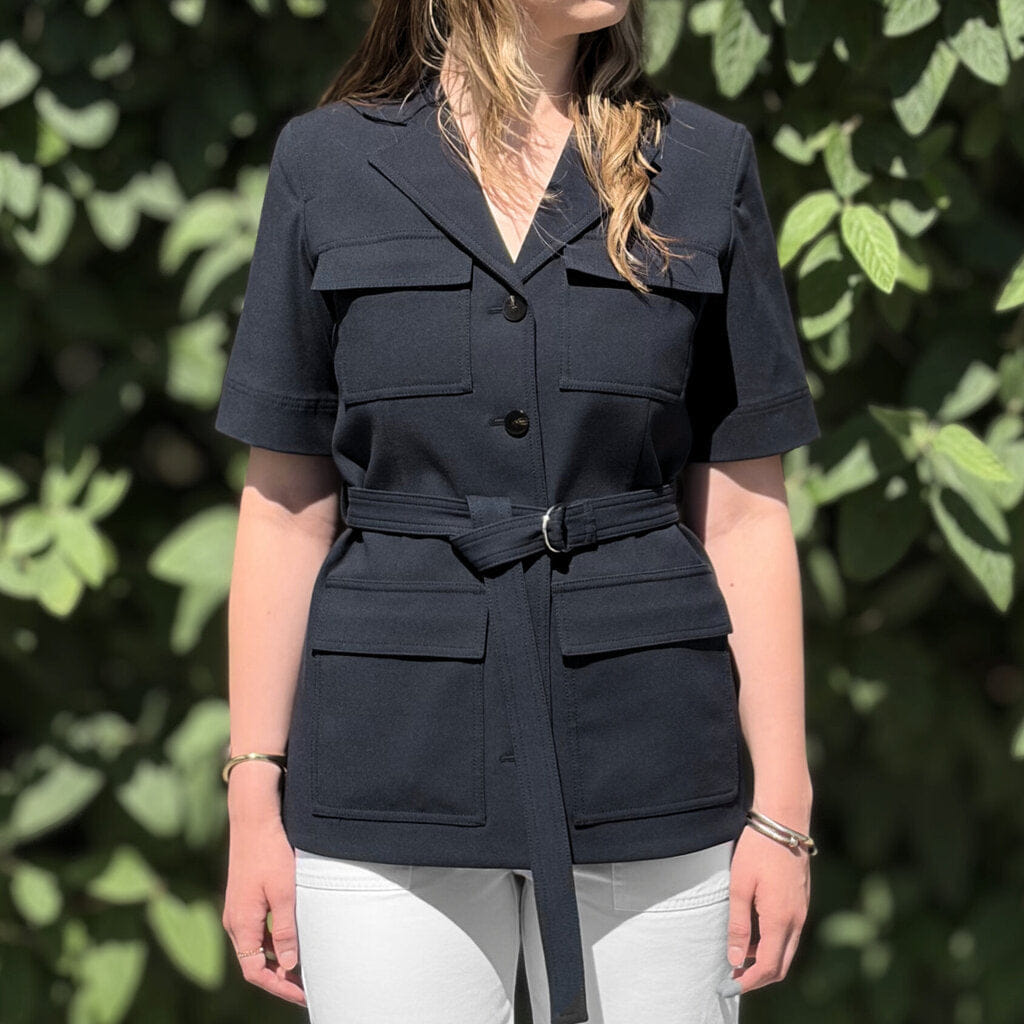 Theory SHORT SLEEVE JACKETS NAVY S