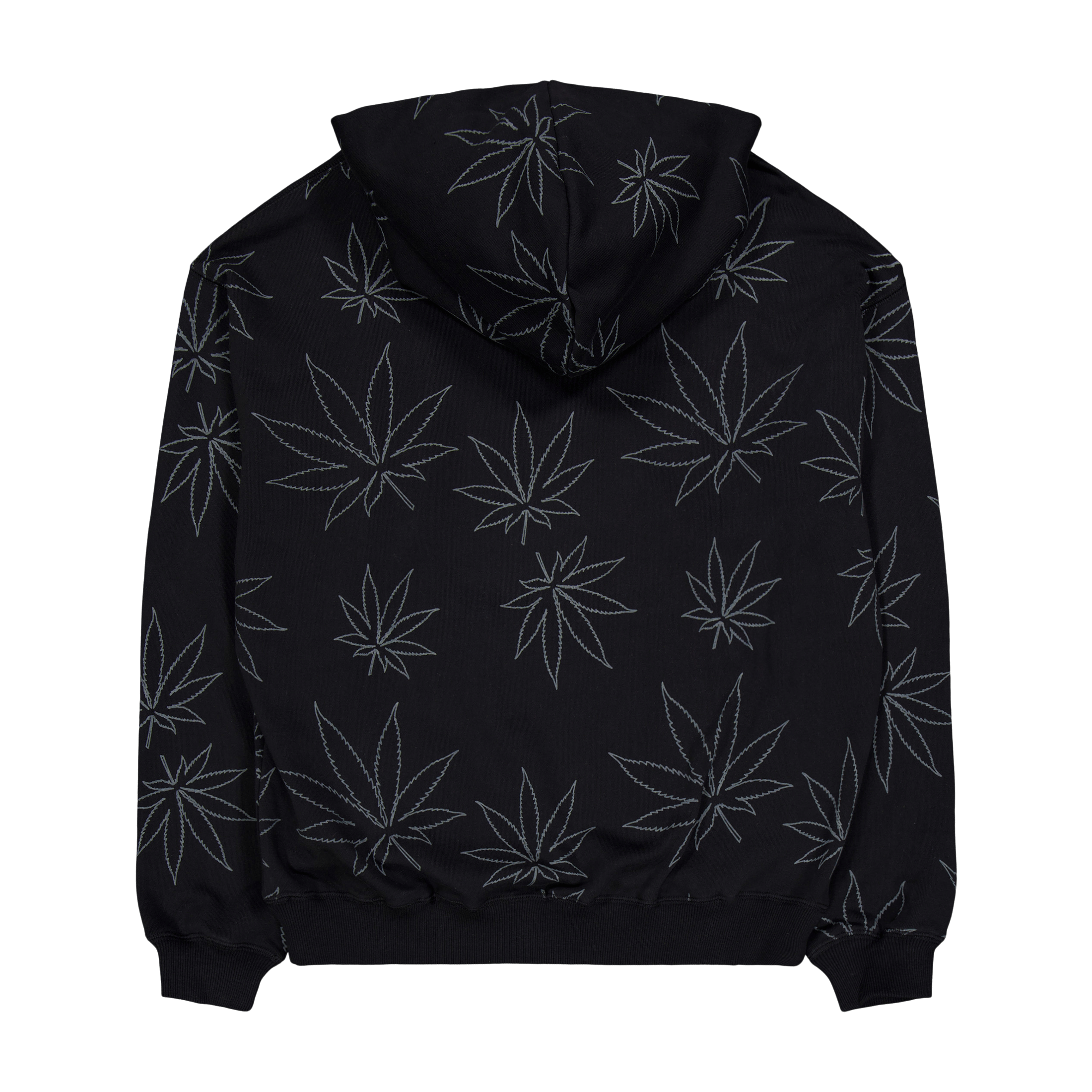 HUF Plantlife Fleece Hoodie Black