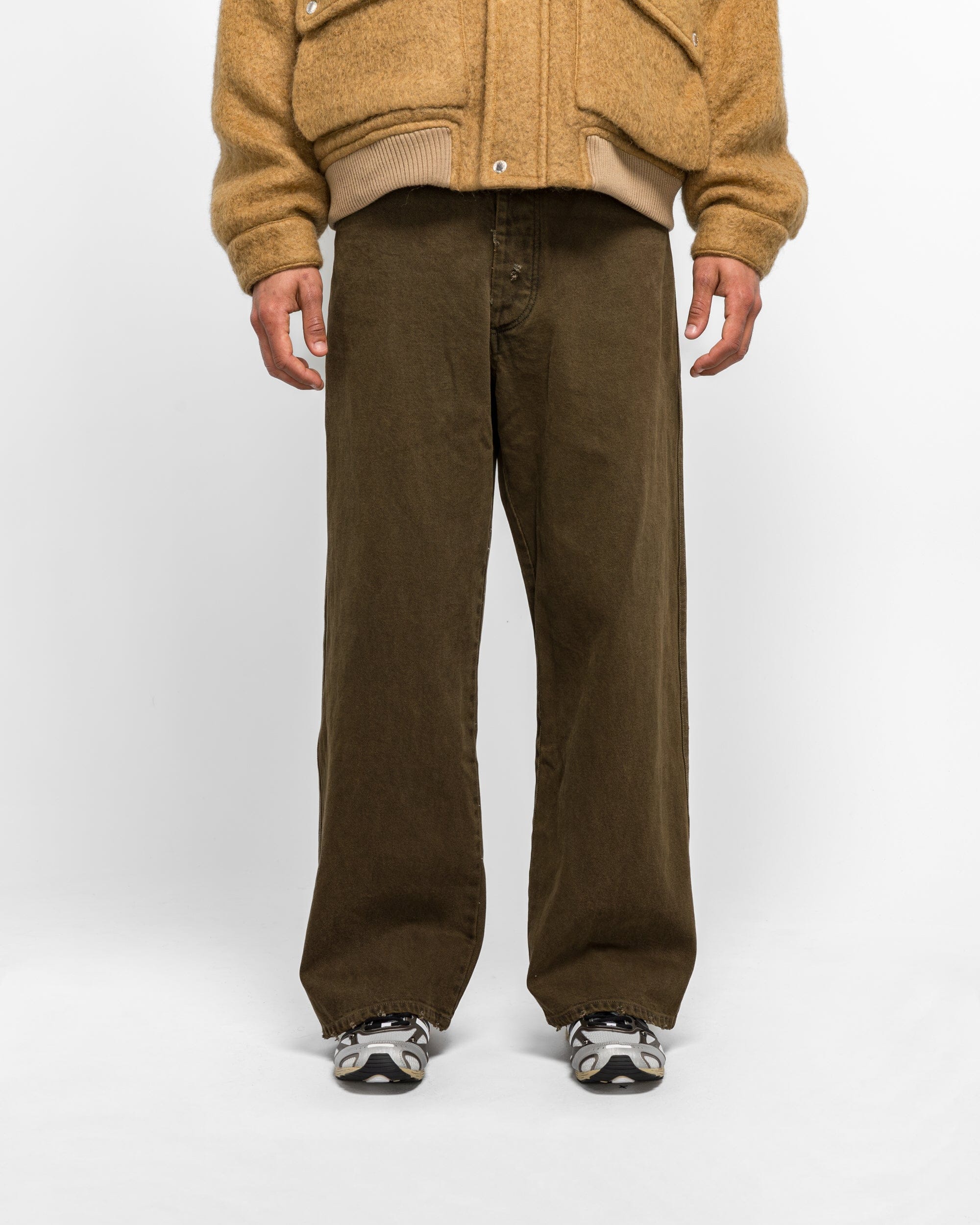 Song For The Mute Baggy Jeans - Sand Cotton Drill