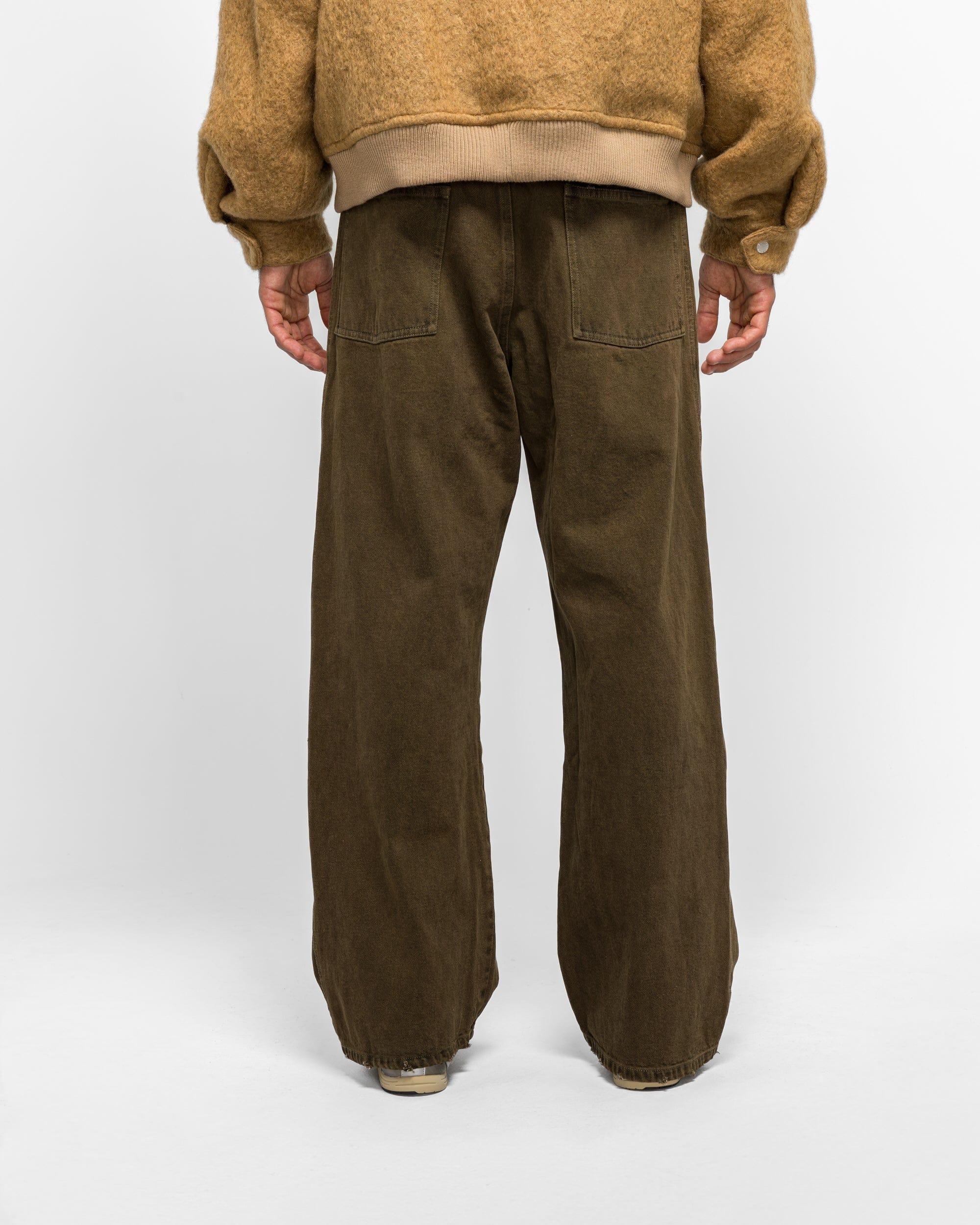 Song For The Mute Baggy Jeans - Sand Cotton Drill