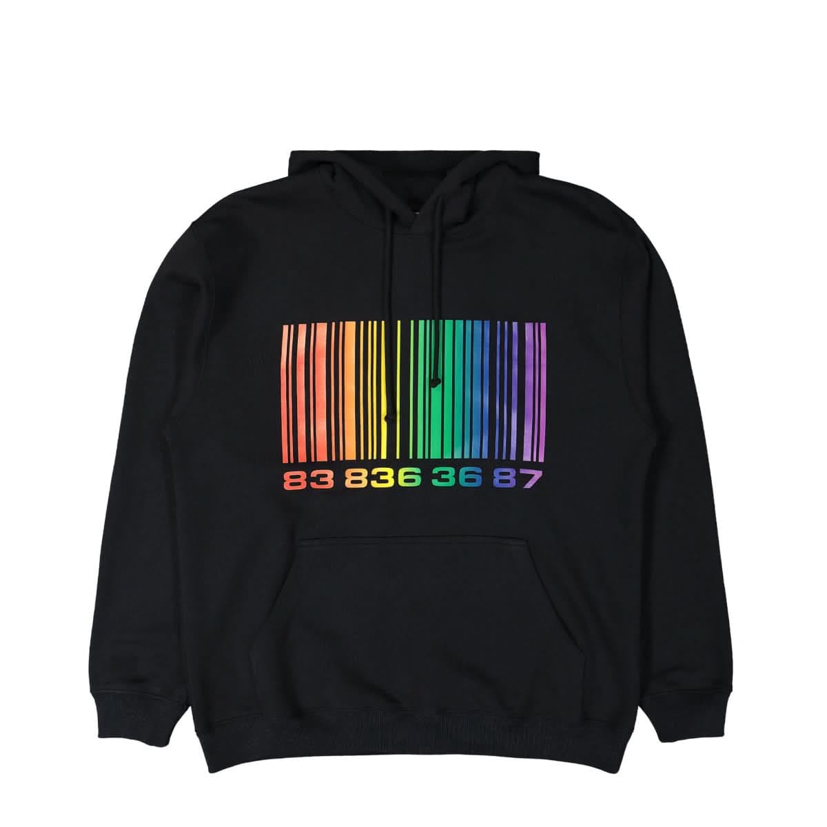 Vtmnts Rainbow Big Barcode Hoodie
