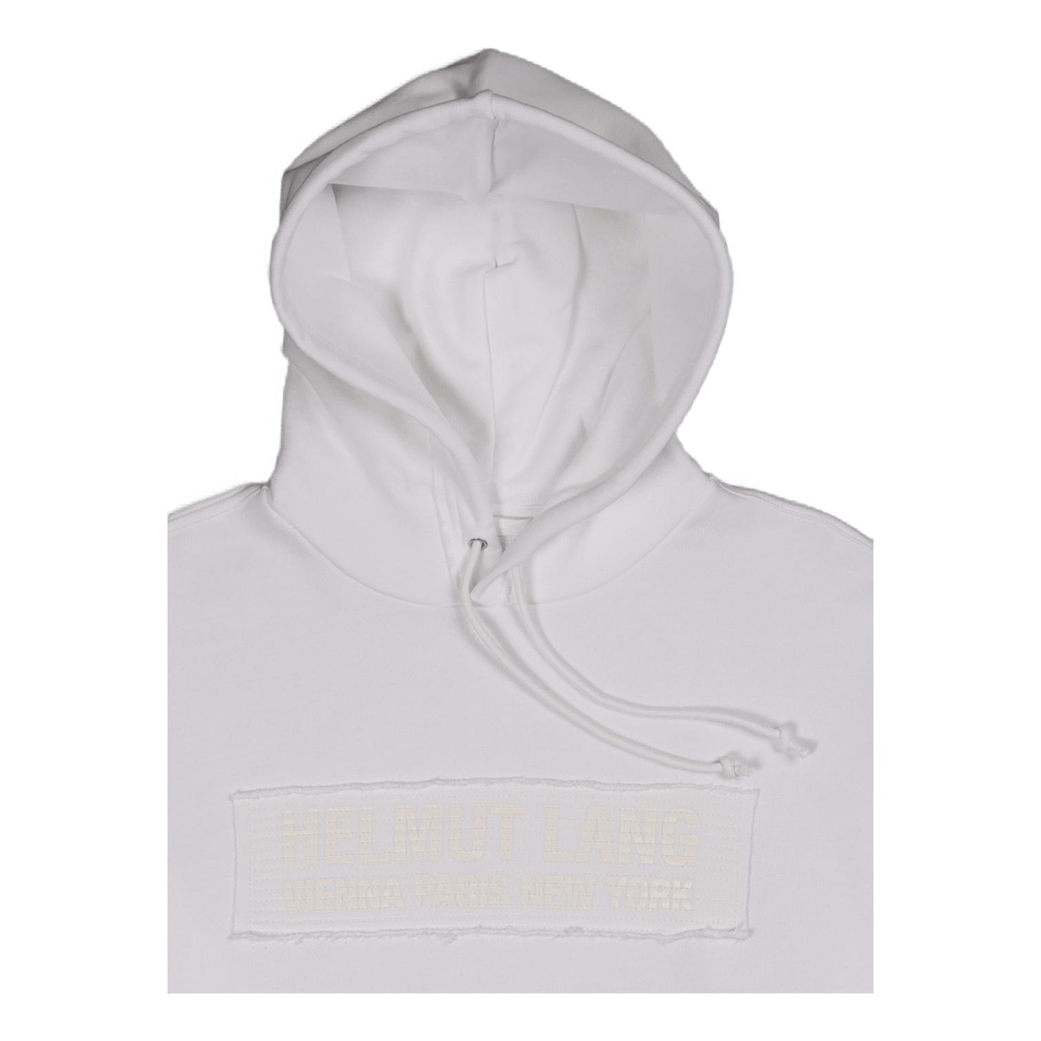 Helmut Lang Trapunto Hoodie White