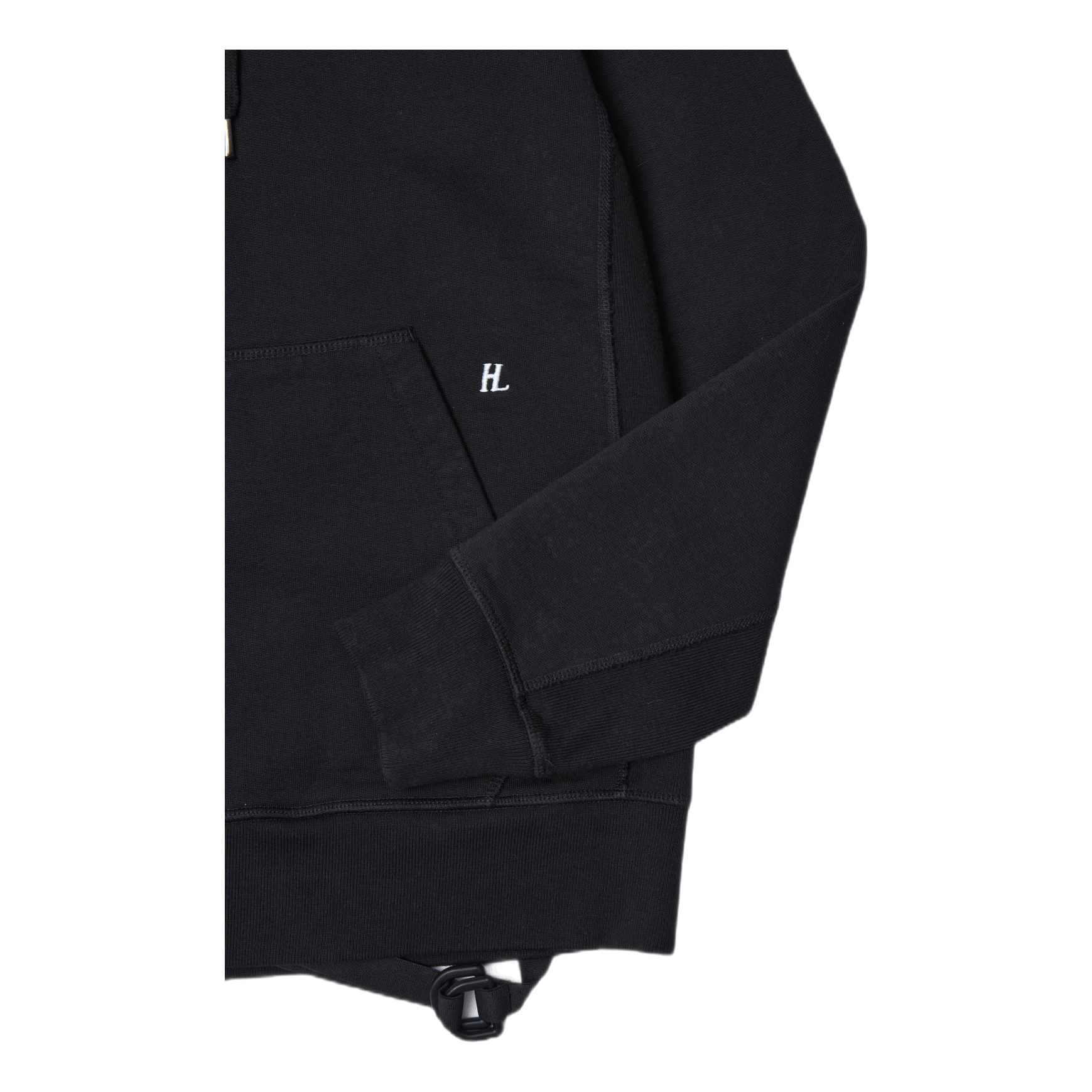 Helmut Lang Strap Hoodie.strap S Basalt Black