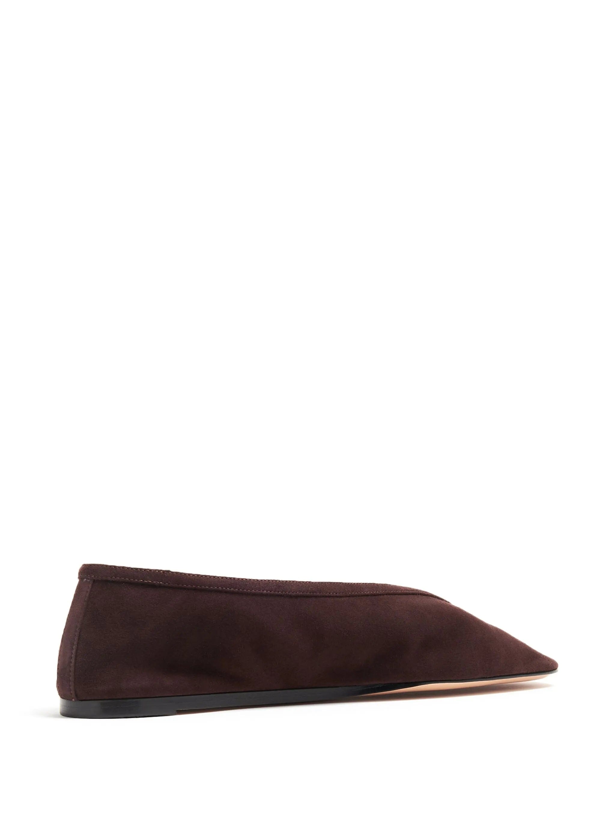 Le Monde Beryl Luna suede ballerina shoes
