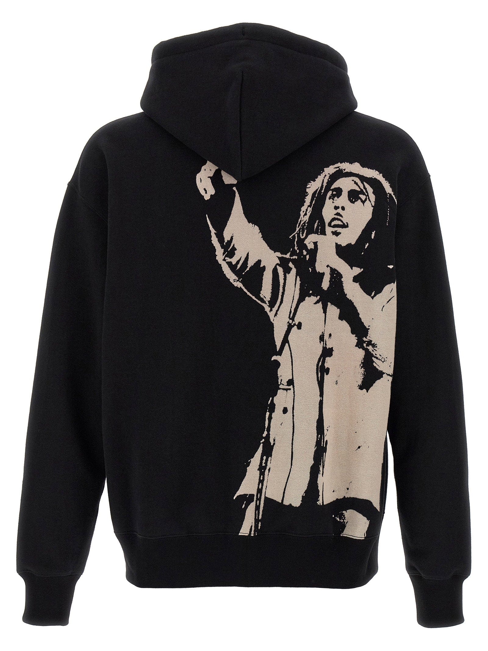 Junya Watanabe Logo - Embroidered Collaboration Hoodie — Black