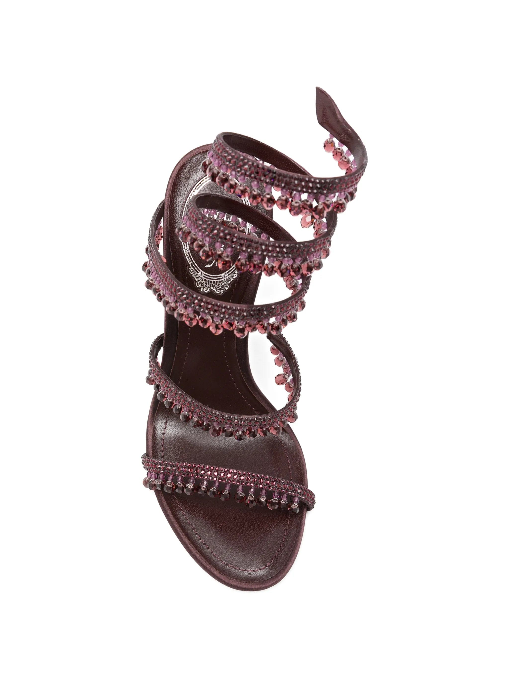 René Caovilla Chandelier crystal - embellished heeled sandals